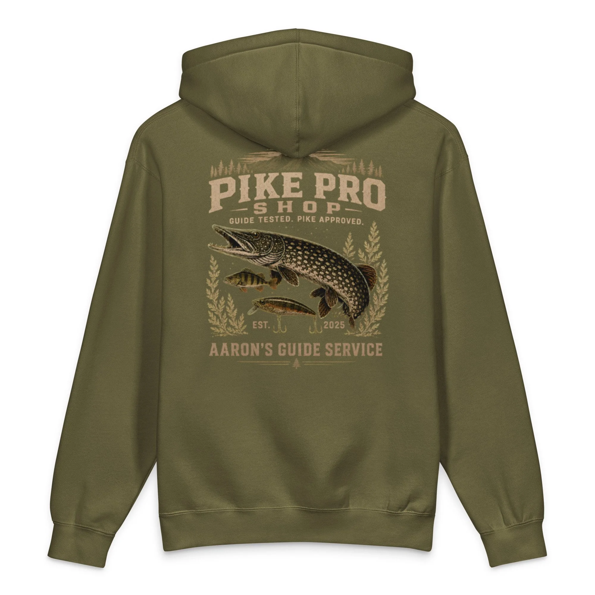 Pike Pro Shop Heavyweight Fishing Hoodie