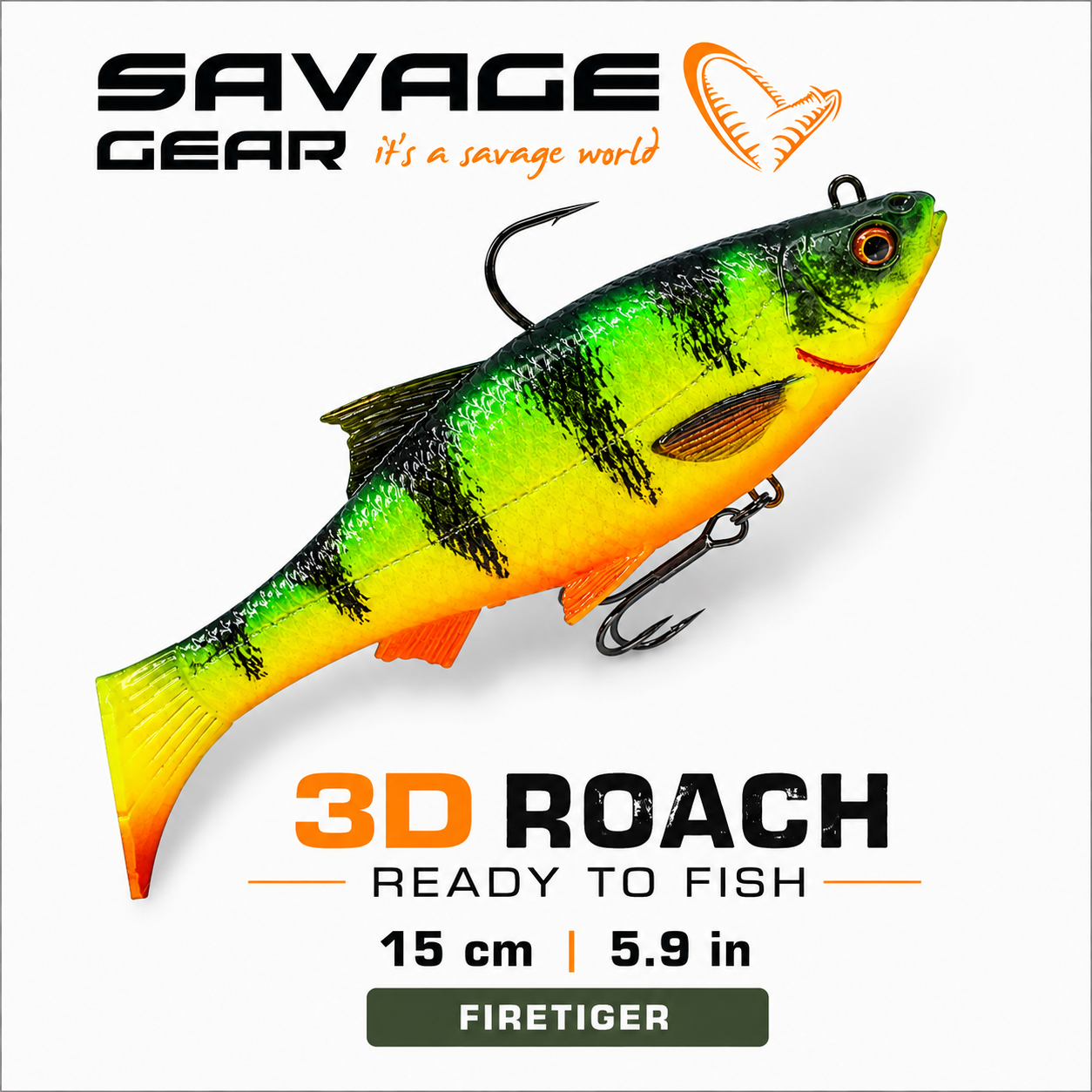Savage Gear 3D Roach Ready to Fish 15 cm