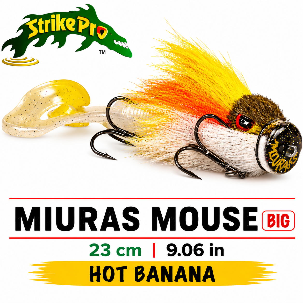 Strike Pro Miuras Mouse Big 23 cm (9