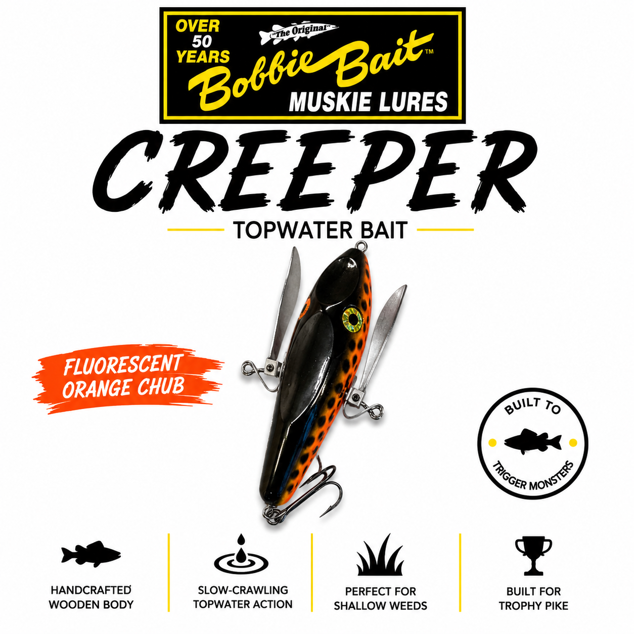 Bobbie Baits - Creeper - Top Water