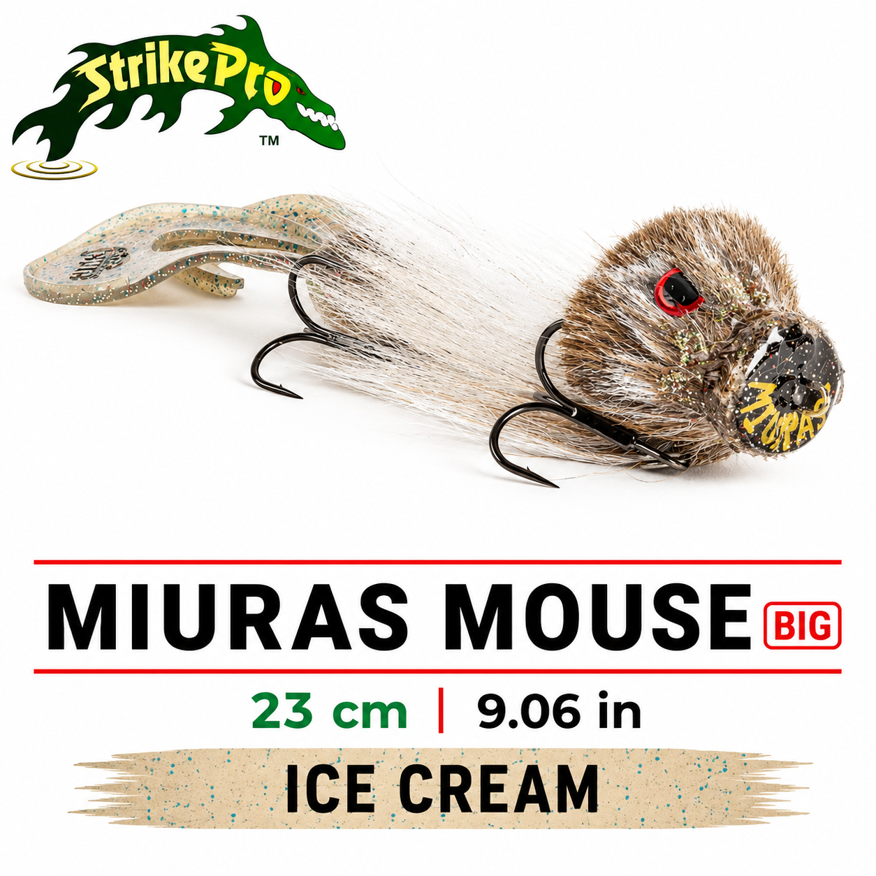 Strike Pro Miuras Mouse Big 23 cm (9