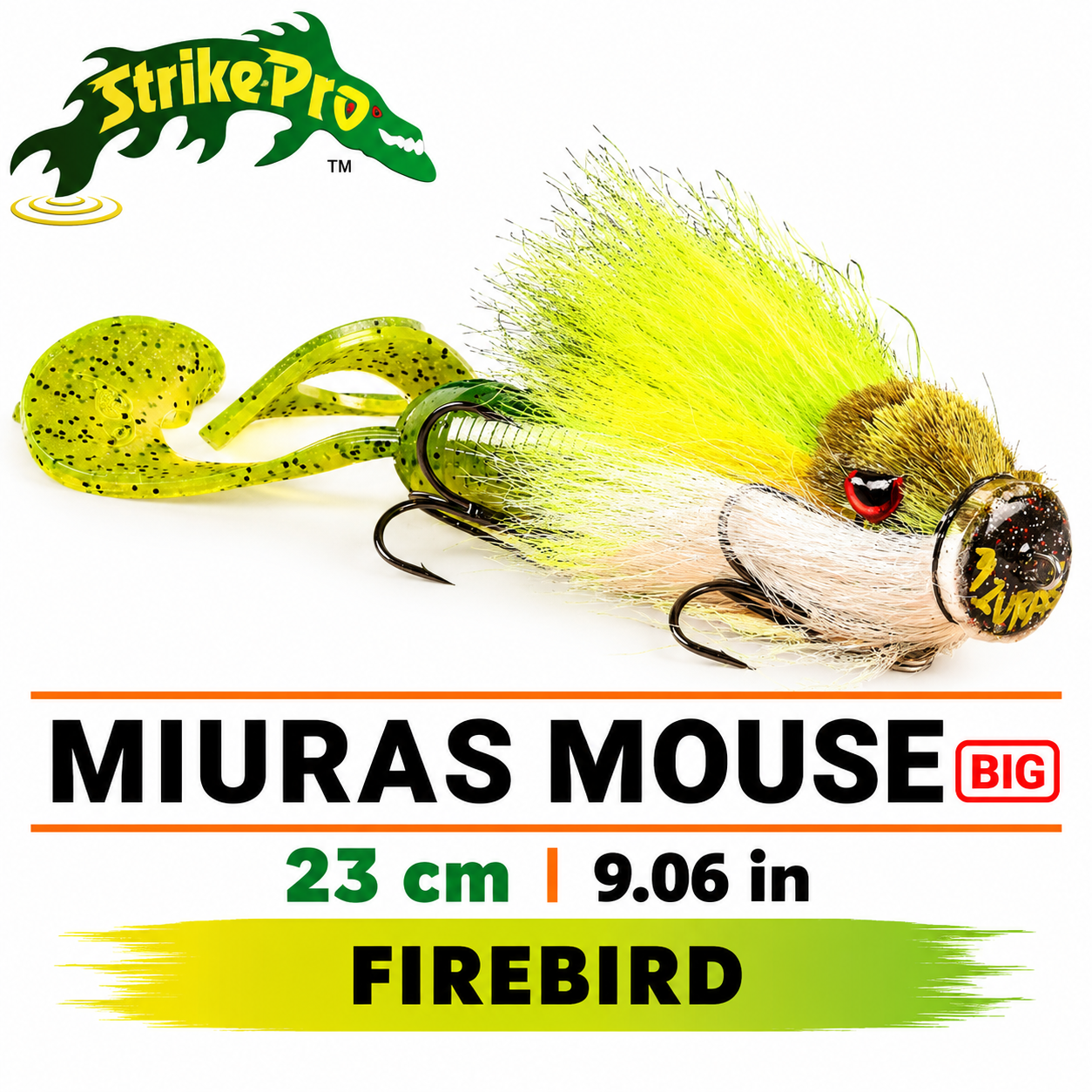 Strike Pro Miuras Mouse Big 23 cm (9