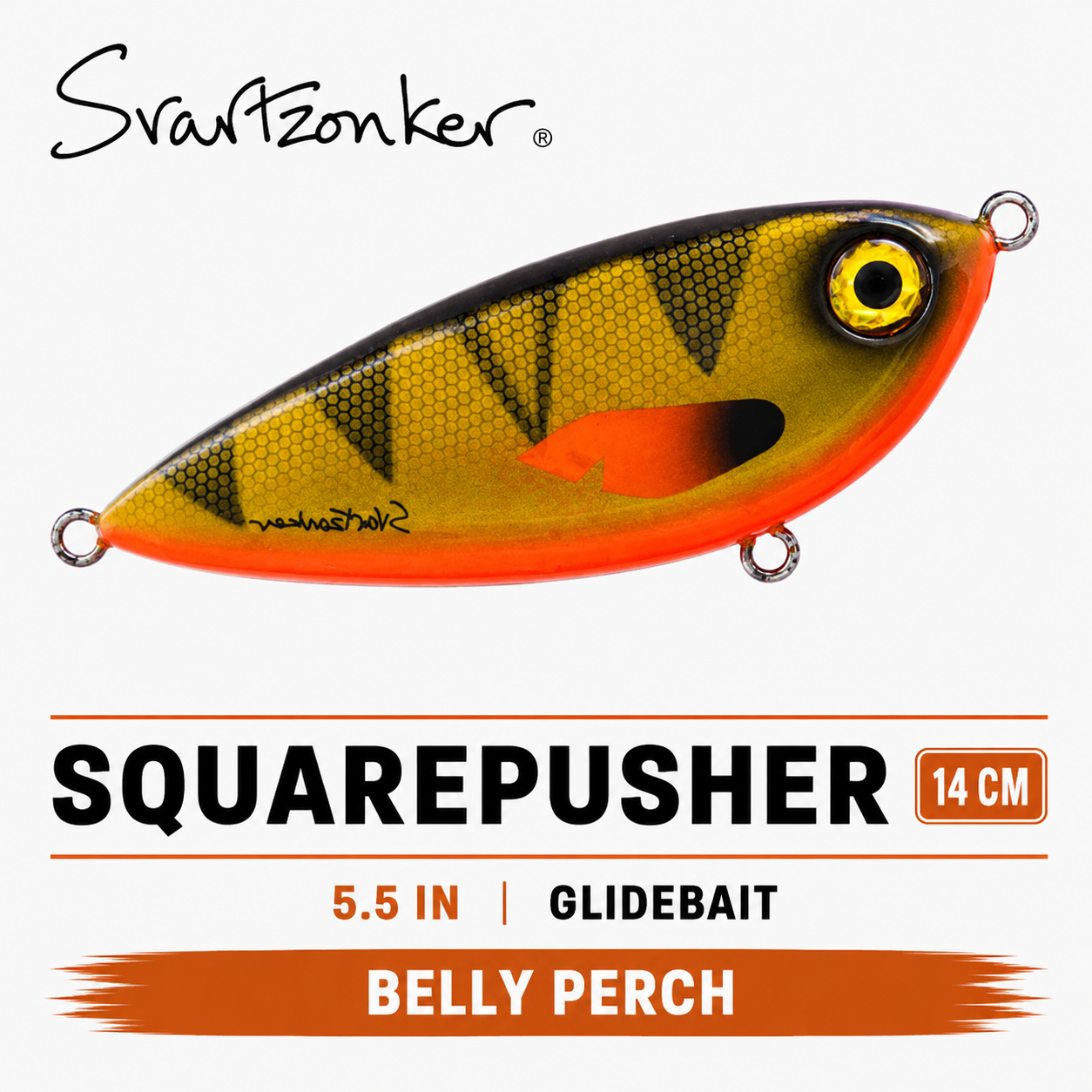 Svartzonker Squarepusher 14 cm (5.5) Glidebait