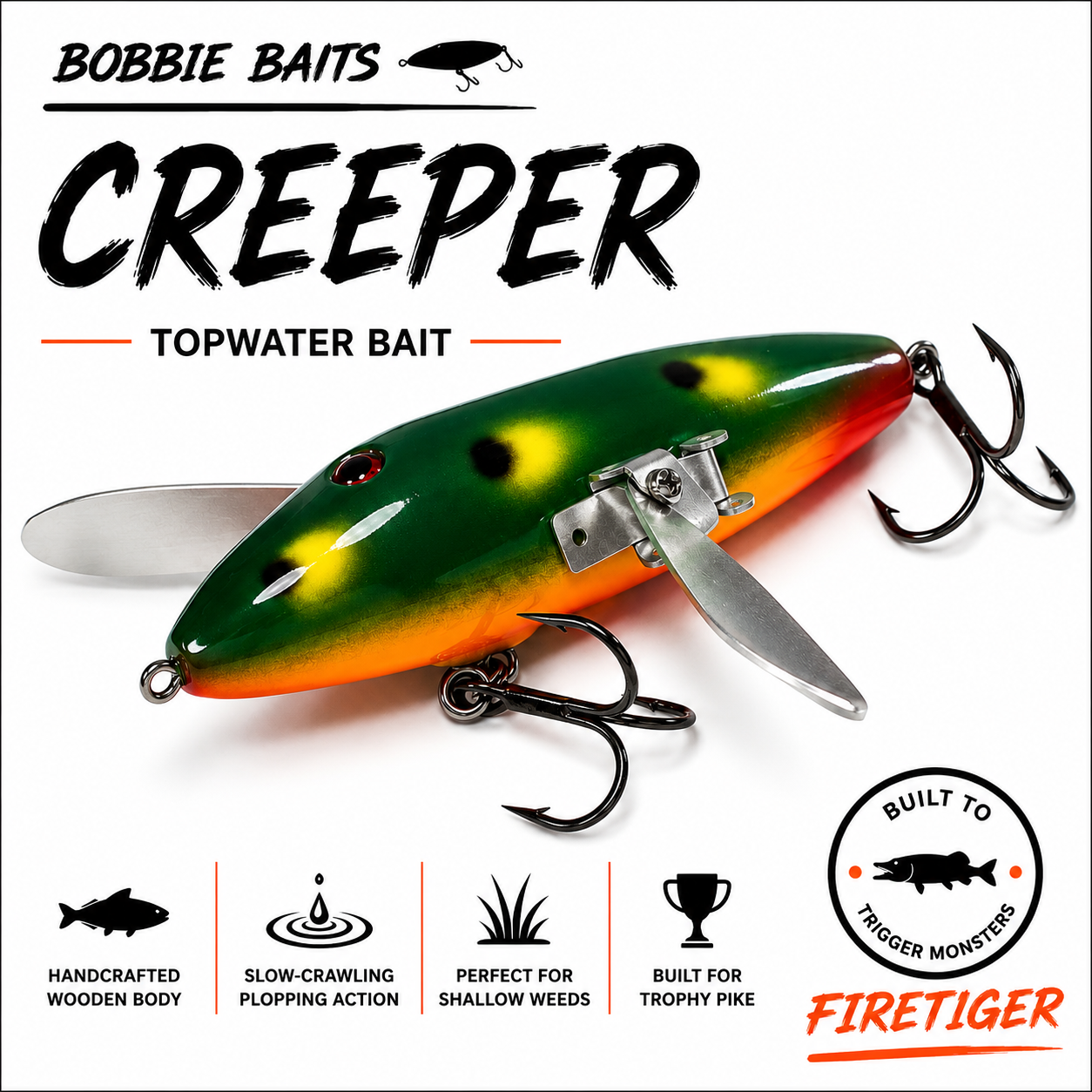 Bobbie Baits - Creeper - Top Water
