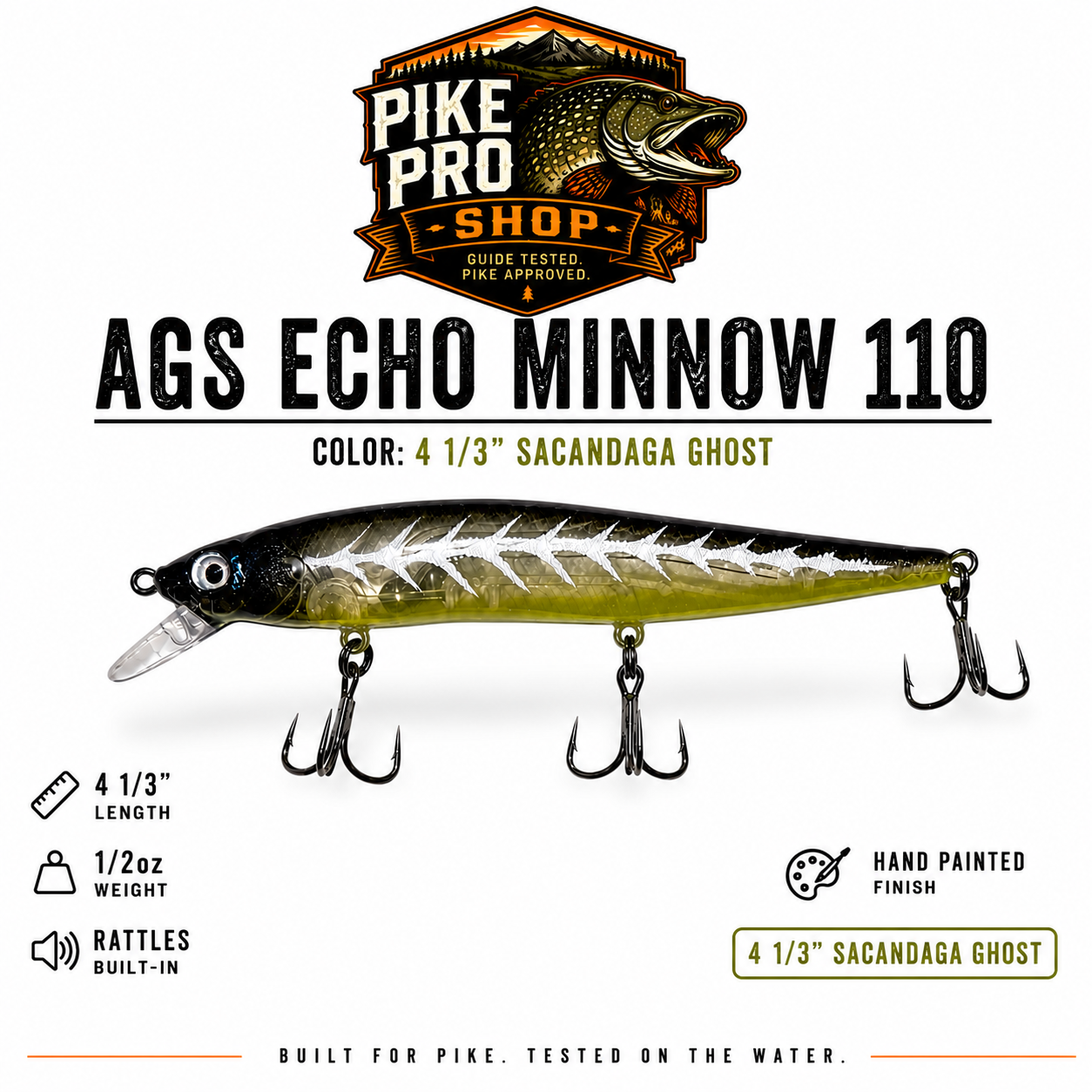 AGS Echo Minnow 110 - 4 1/3