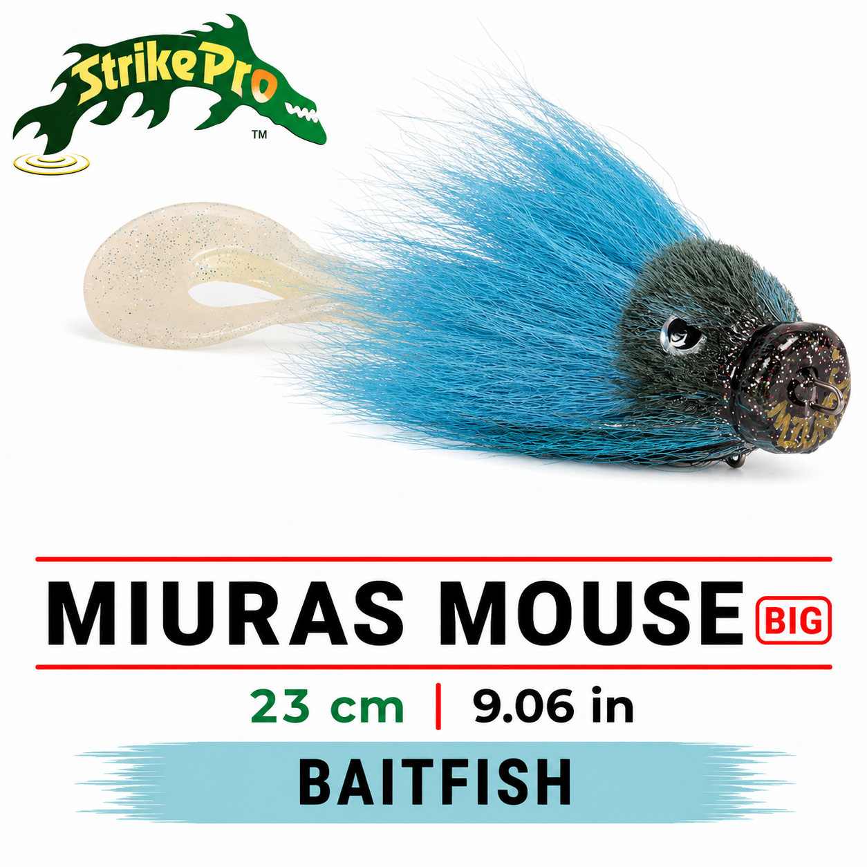 Strike Pro Miuras Mouse Big 23 cm (9