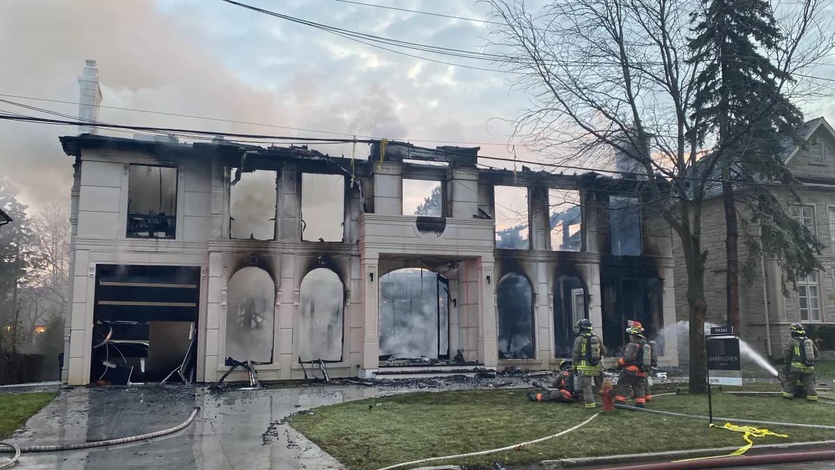Suspicion After $13.8 Million North York Mansion Goes Up In Flames