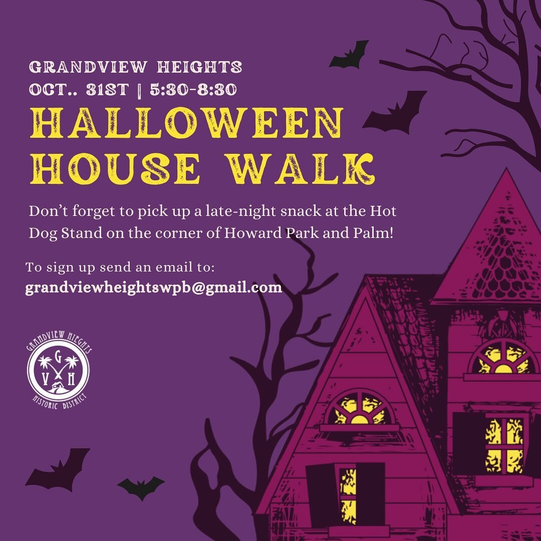 CALLING ALL NEIGHBORS 🎃🎃 Time is running out to sign up in the GVHNA Annual Halloween Walk! 👻 send us an email or  DM to sign up this year and we will contact you with information! 

We will be featuring our favorite costumes on our social media c