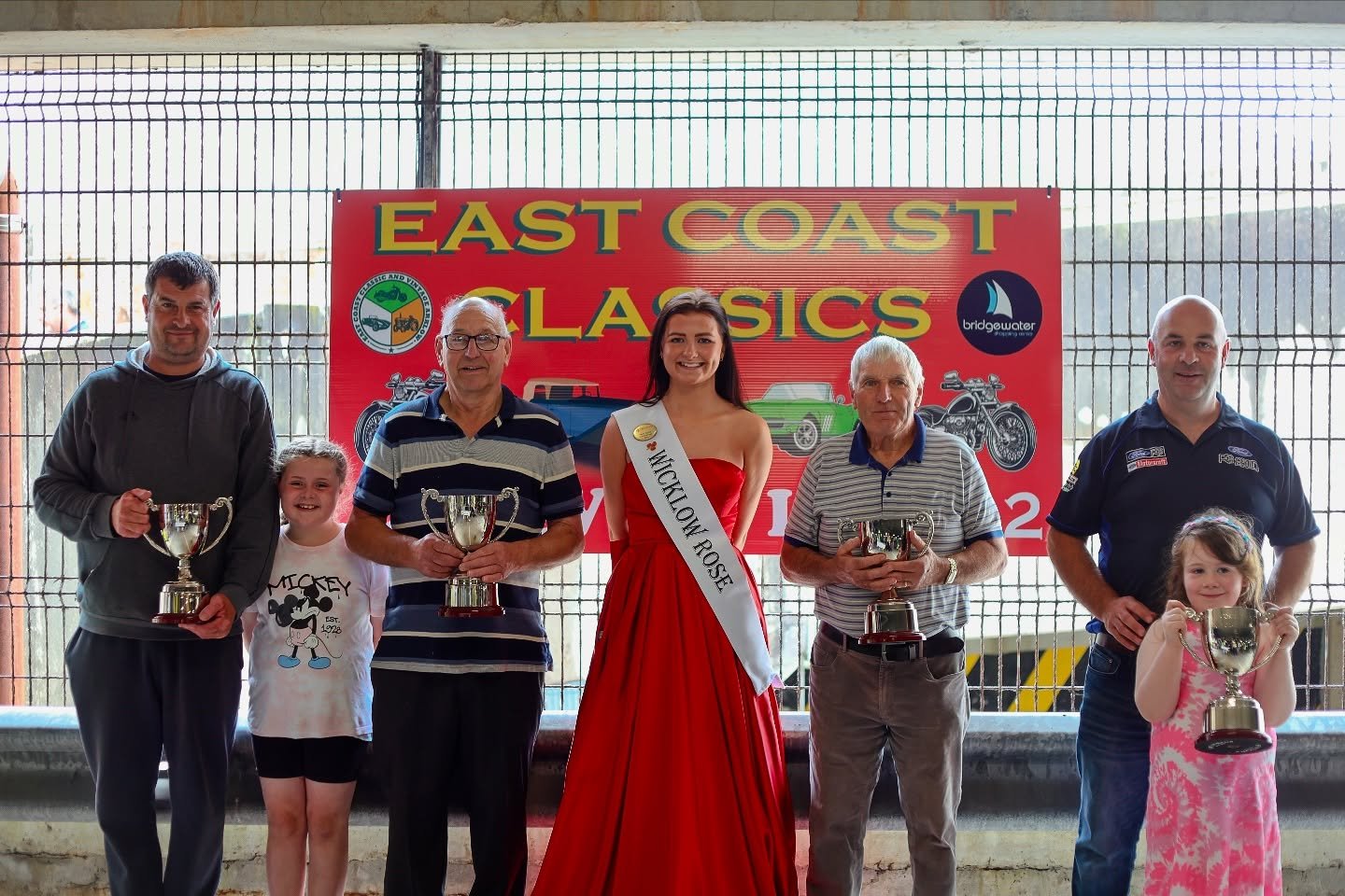 A huge congratulations to the Winners of the East Coast Classics - Vintage Car Show on Sunday! 
Miles Connolly 
Ger Redmond
James Ralph
Matthew Byrne
And special thanks to the Wicklow Rose Kerry Byrne for presenting the awards! #vintagecar #arklow