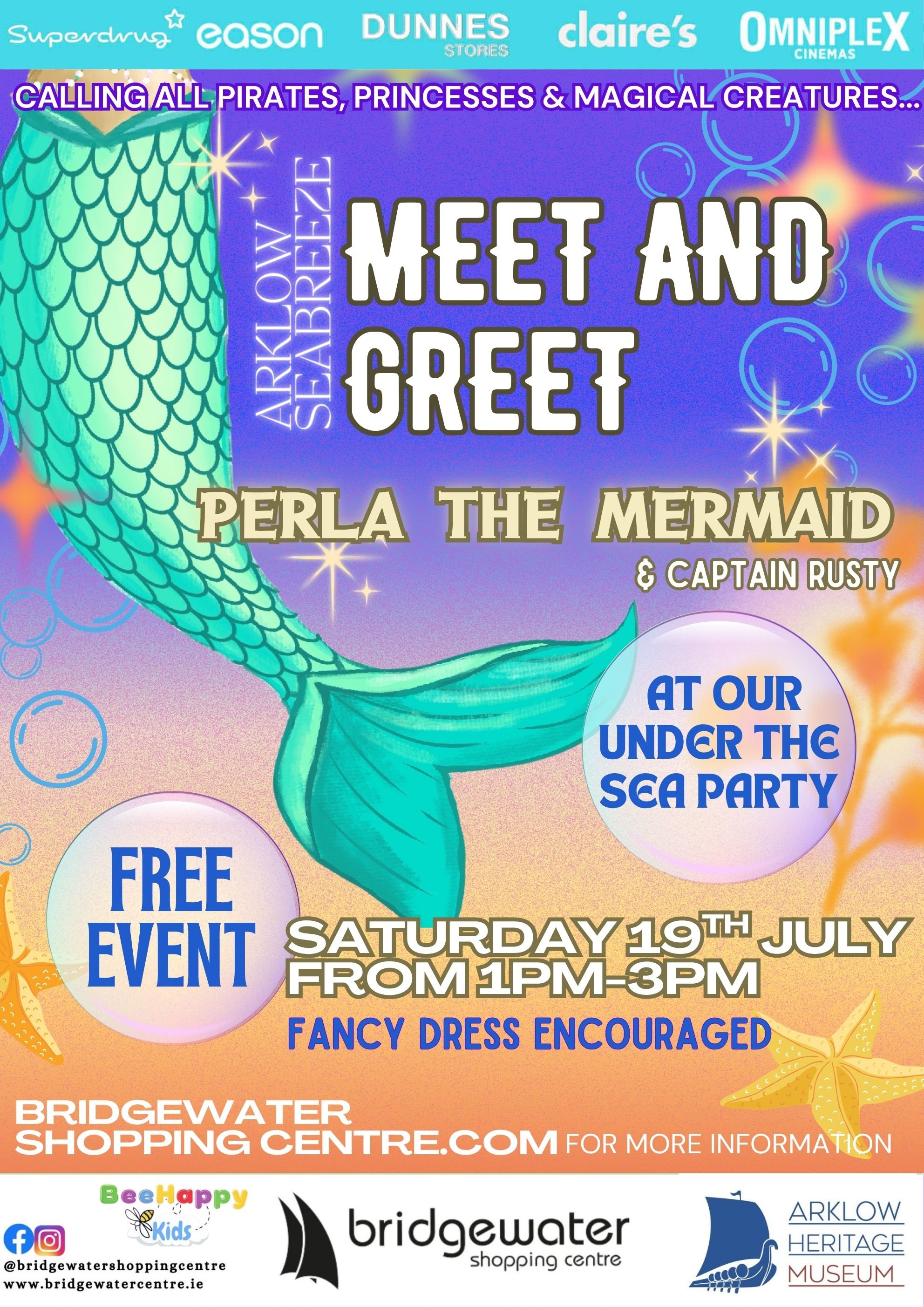 Under the Sea Party -Meet "PERLA THE MERMAID"