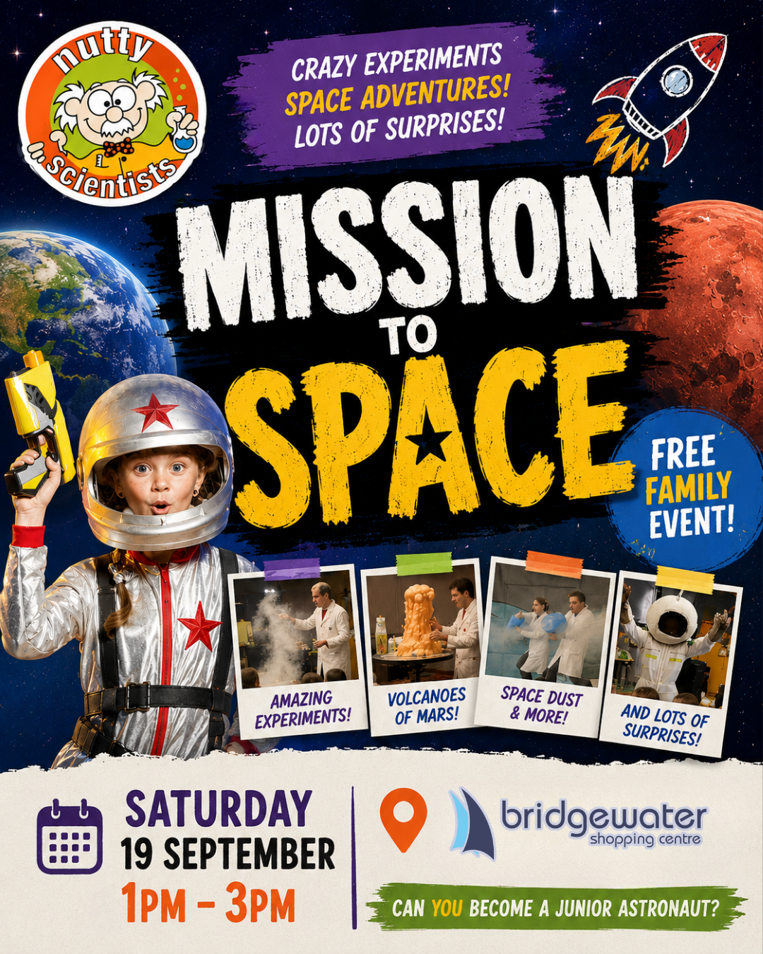 🚀 Nutty Scientists: Mission to Space