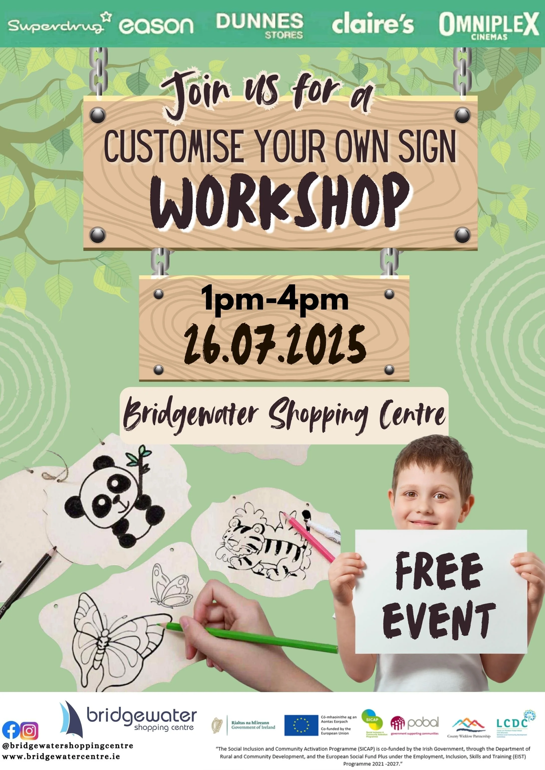 Create a Custom Sign Workshop — Bridgewater