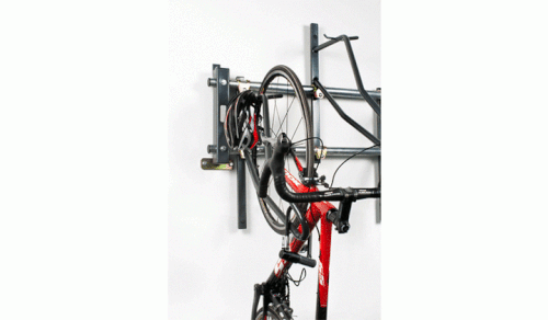 Wall Mounted Rower Vertical+™ No Scratch® Wall Mount Bike Rack | Sportworks — Sportworks