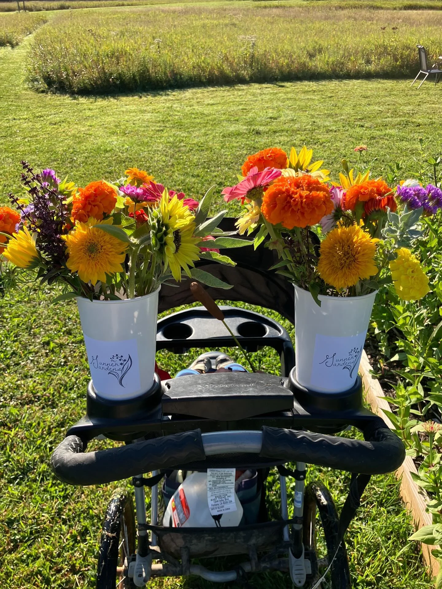 If the play area isn&rsquo;t calling your little one&rsquo;s name, don&rsquo;t worry&mdash;our picking cups fit perfectly in a stroller🙌