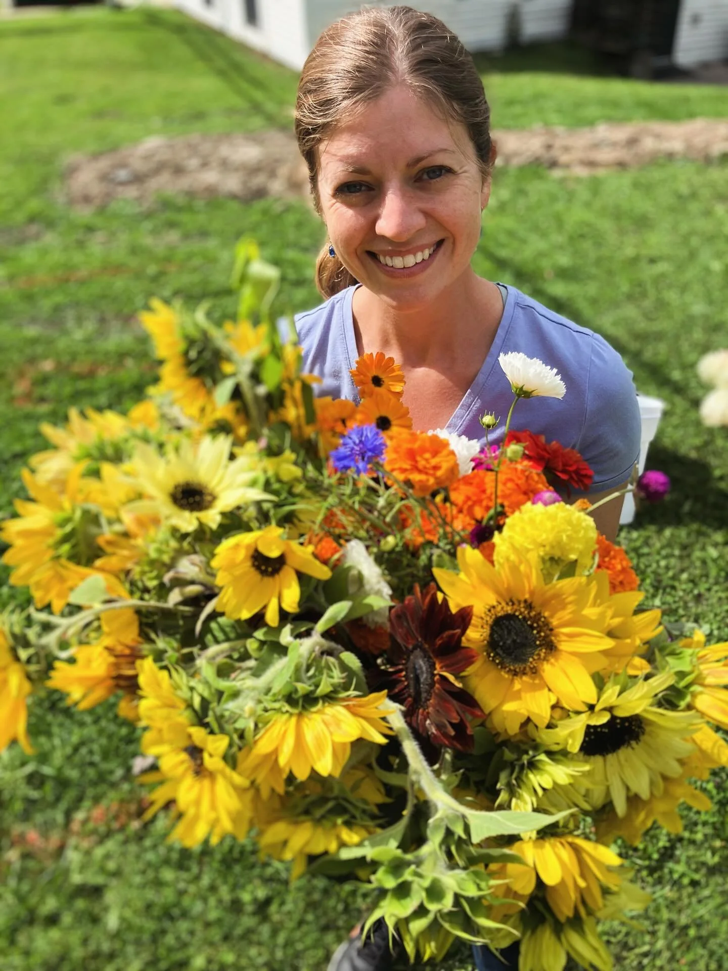 Too many flowers is never a bad thing! We have pre-cut flowers (just for Sunday, Sept. 7th!) that are waiting to brighten up your home. And also today &mdash; buy one bouquet for $20, get the second 1/2 off. Mix and match from the bouquet bar buckets