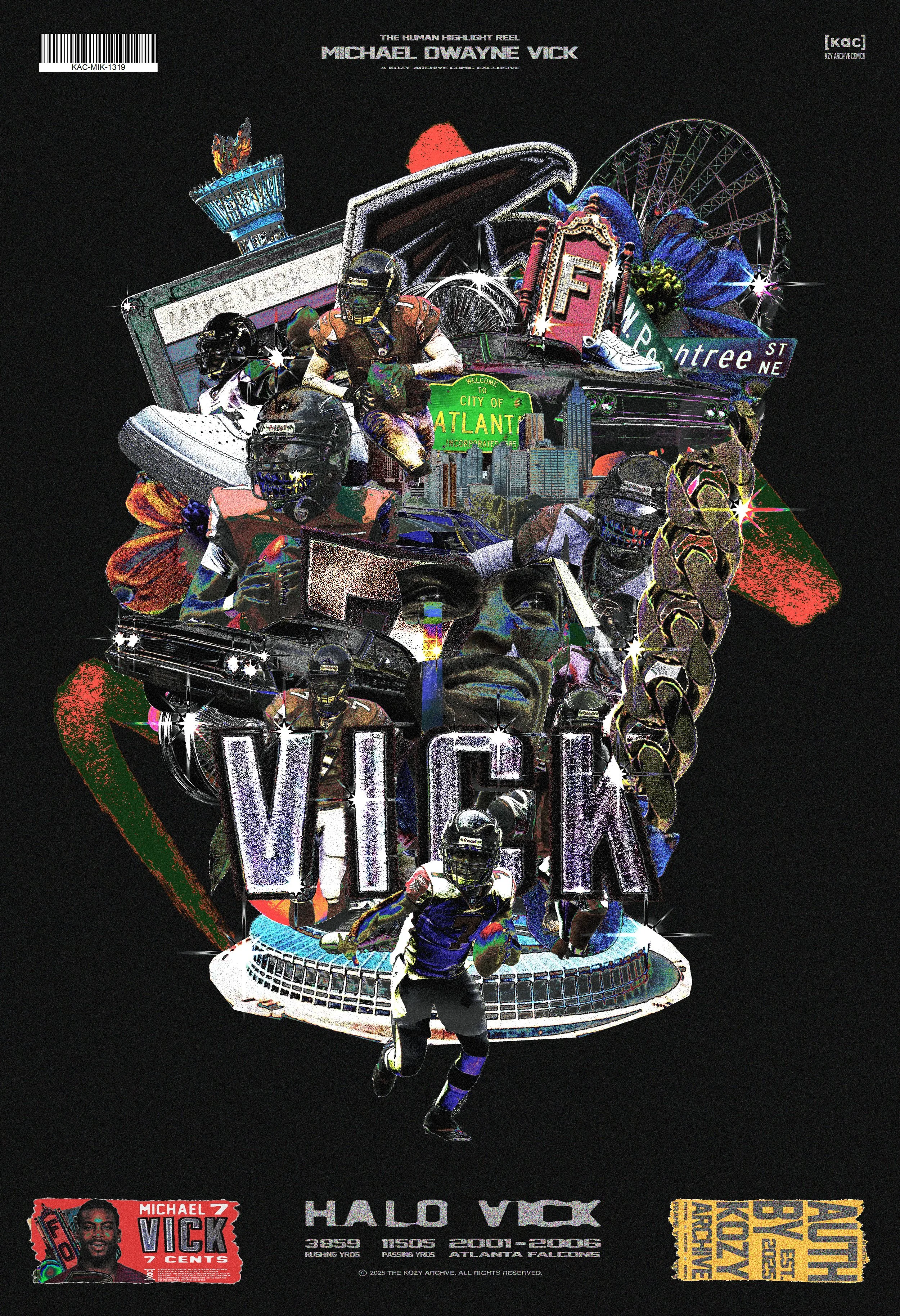 "HALO VICK" - Michael Vick Poster