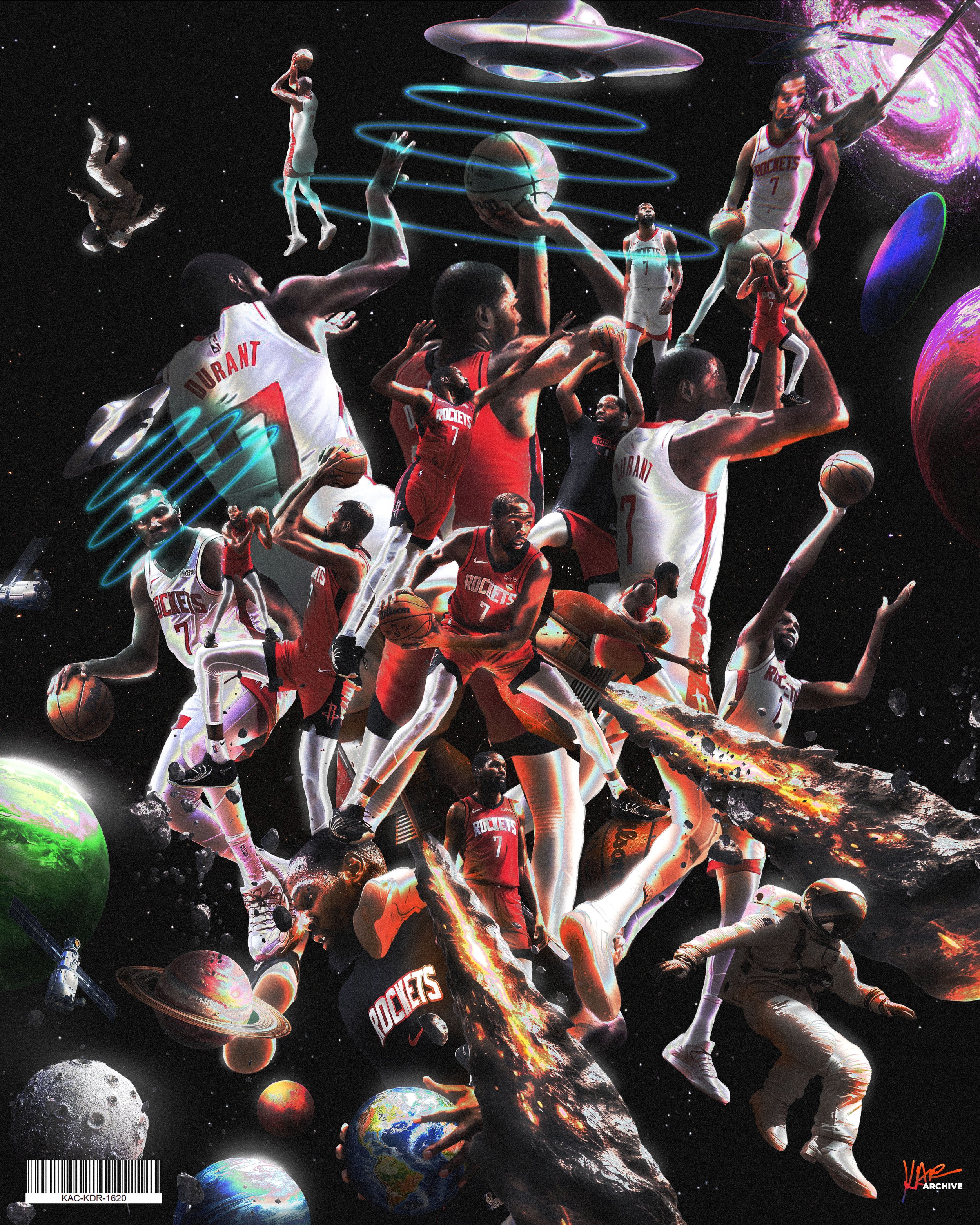 "R7CKETS KD" - Kevin Durant Poster