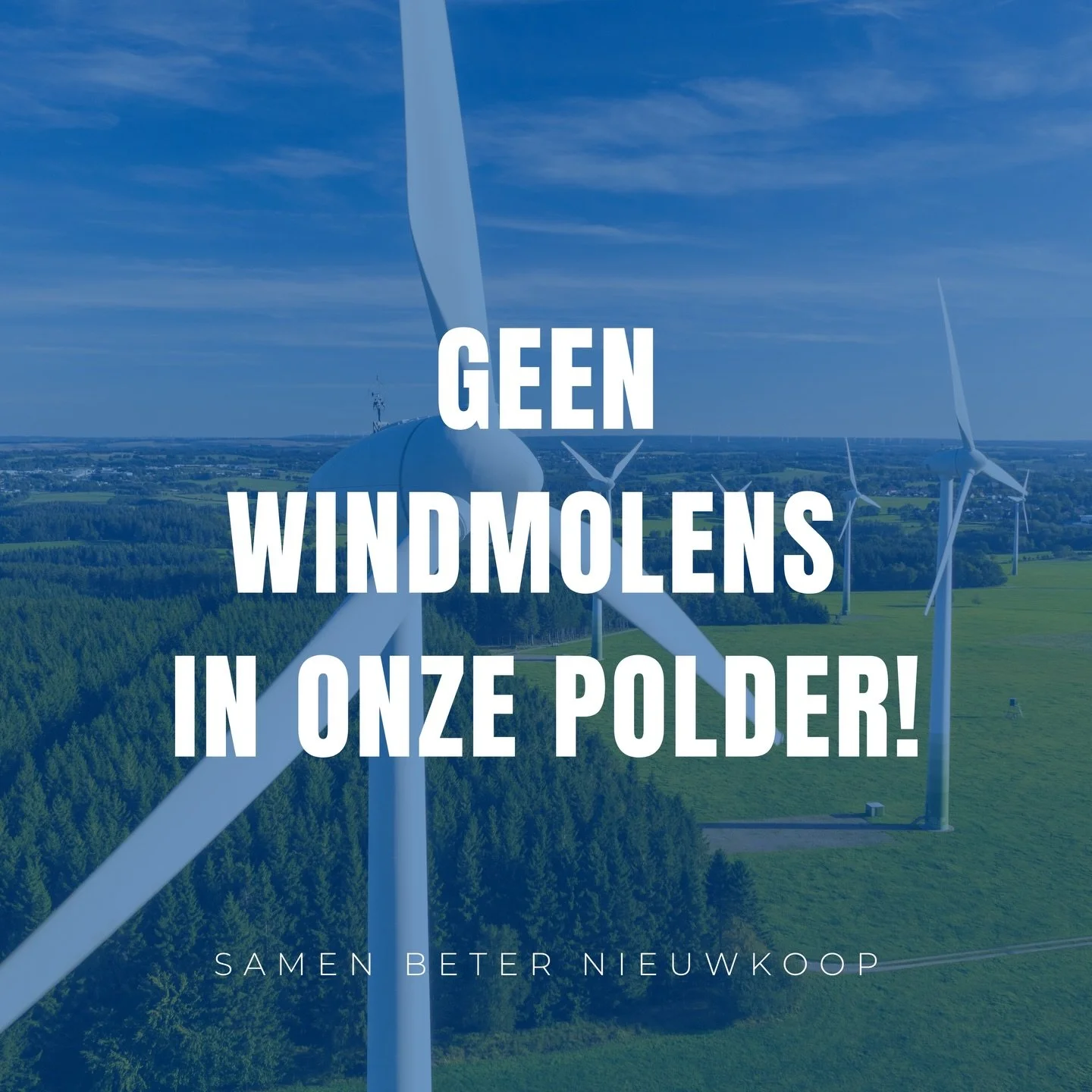 Samen Beter zet zich krachtig in om de zoekgebieden voor windturbines in en rond onze gemeente, Nieuwkoop, Langeraar, Zevenhoven, Nieuwveen, Ter Aar en Korteraar, van tafel te krijgen. Wij kiezen voor zonnepanelen op daken en zonnevelden, een koers d