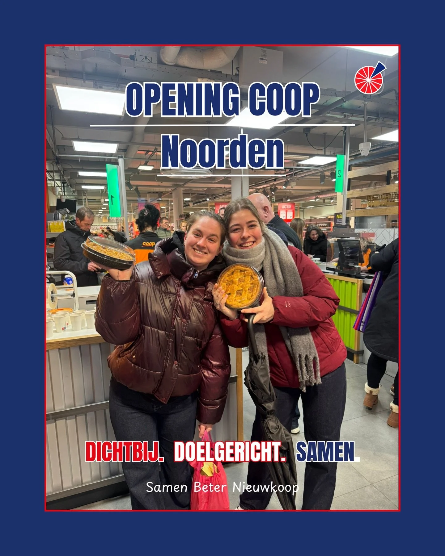 𝙊𝙥𝙚𝙣𝙞𝙣𝙜 𝘾𝙤𝙤𝙥 𝙉𝙤𝙤𝙧𝙙𝙚𝙣

Vrijdag 9 januari code ORANJE in Noorden! 🧡

🎉 De Coop is terug, en dat voelt gewoon als een klein feestje in het dorp. Noorden is gelukkig weer voorzien van een dorpssuper. En dat is tegenwoordig allesbehalv