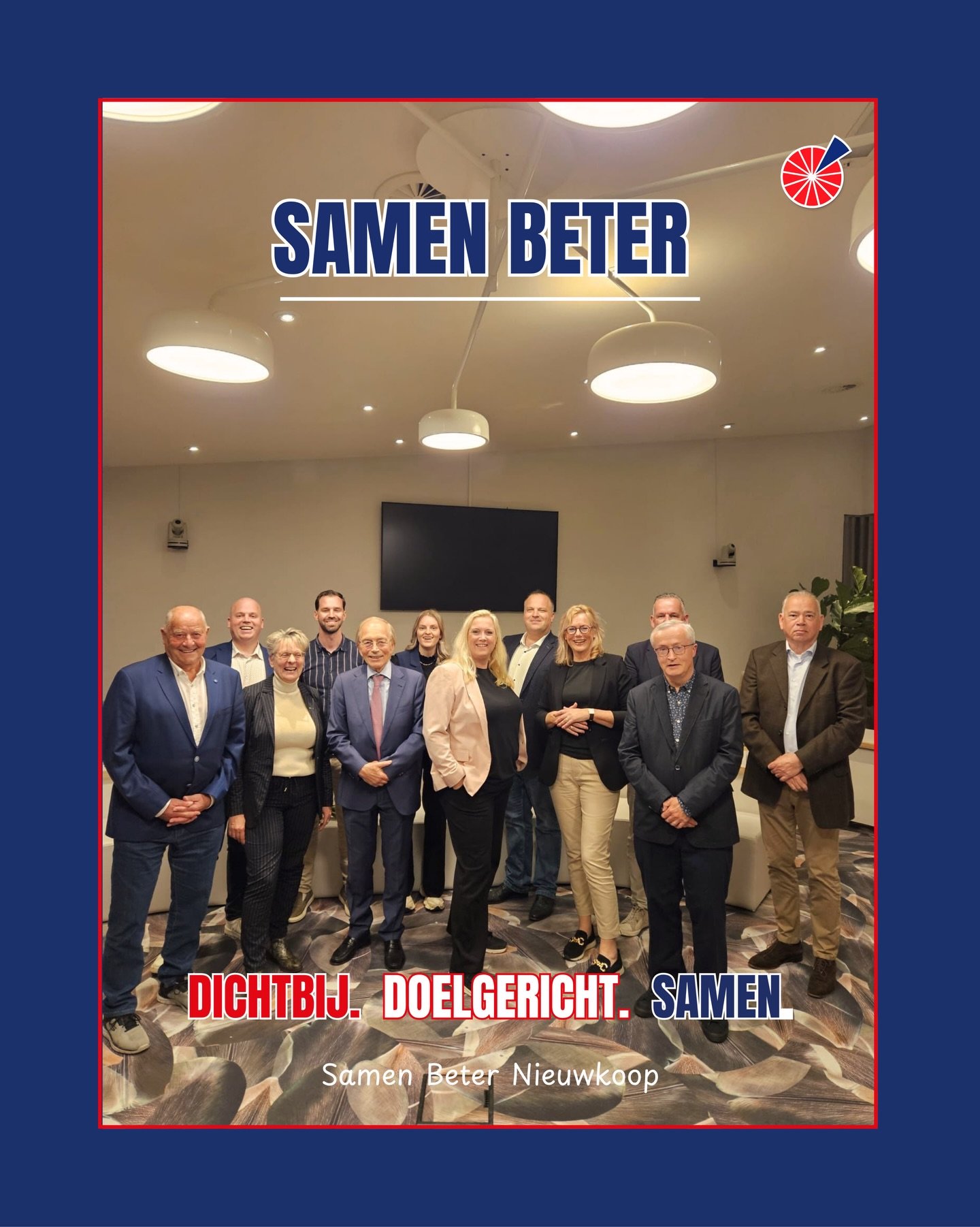 SAMEN BETER NIEUWKOOP 💙

Ons team is gisterenavond be&euml;digd. 

#samenbeternieuwkoop | #dichtbijdoelgerichtsamen