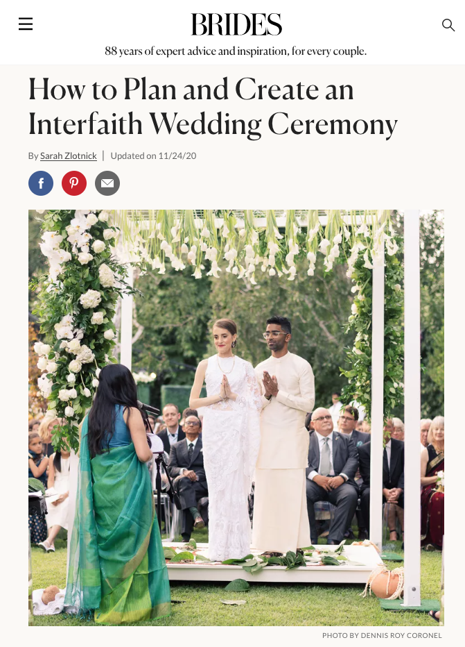How to Plan and Create an Interfaith Wedding Ceremony