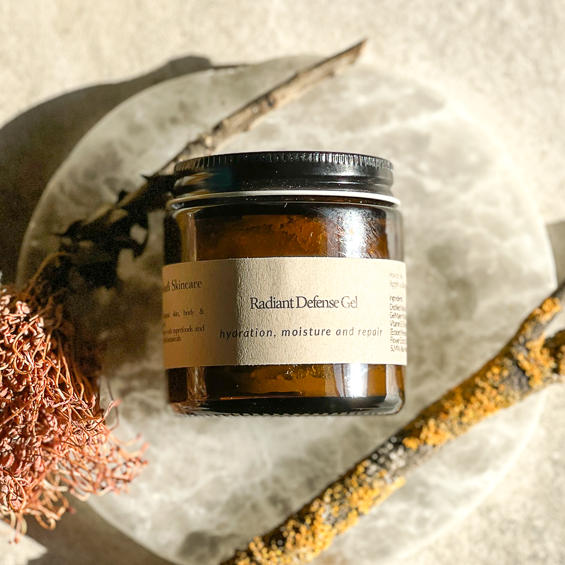 Radiant Defense Moisturizing Gel w/ Snail Mucin and Mango Butter - Eurybia Collection