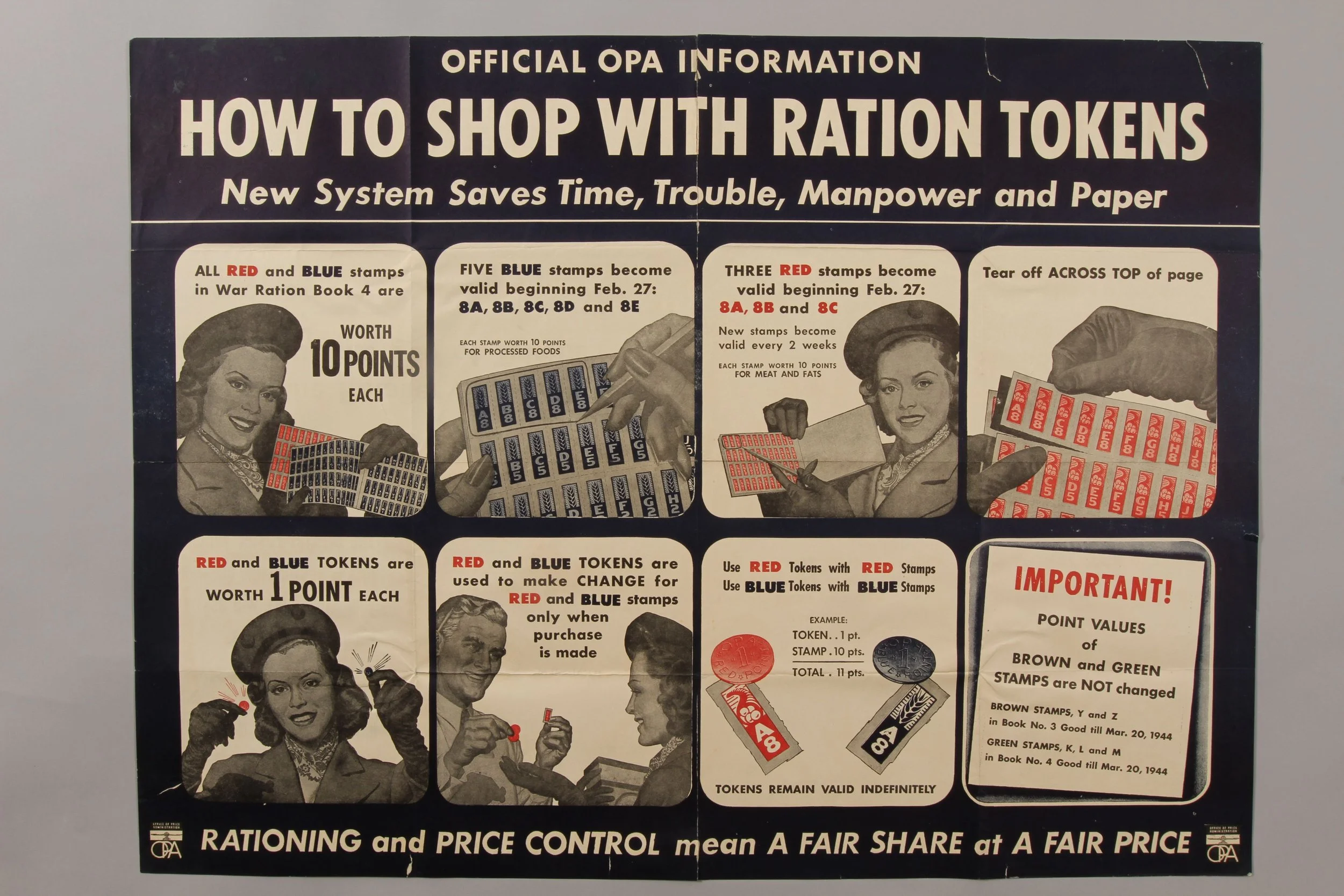 Paper Ration Token Small But Mighty: OPA Ration Tokens in World War II America — Hendrick ...