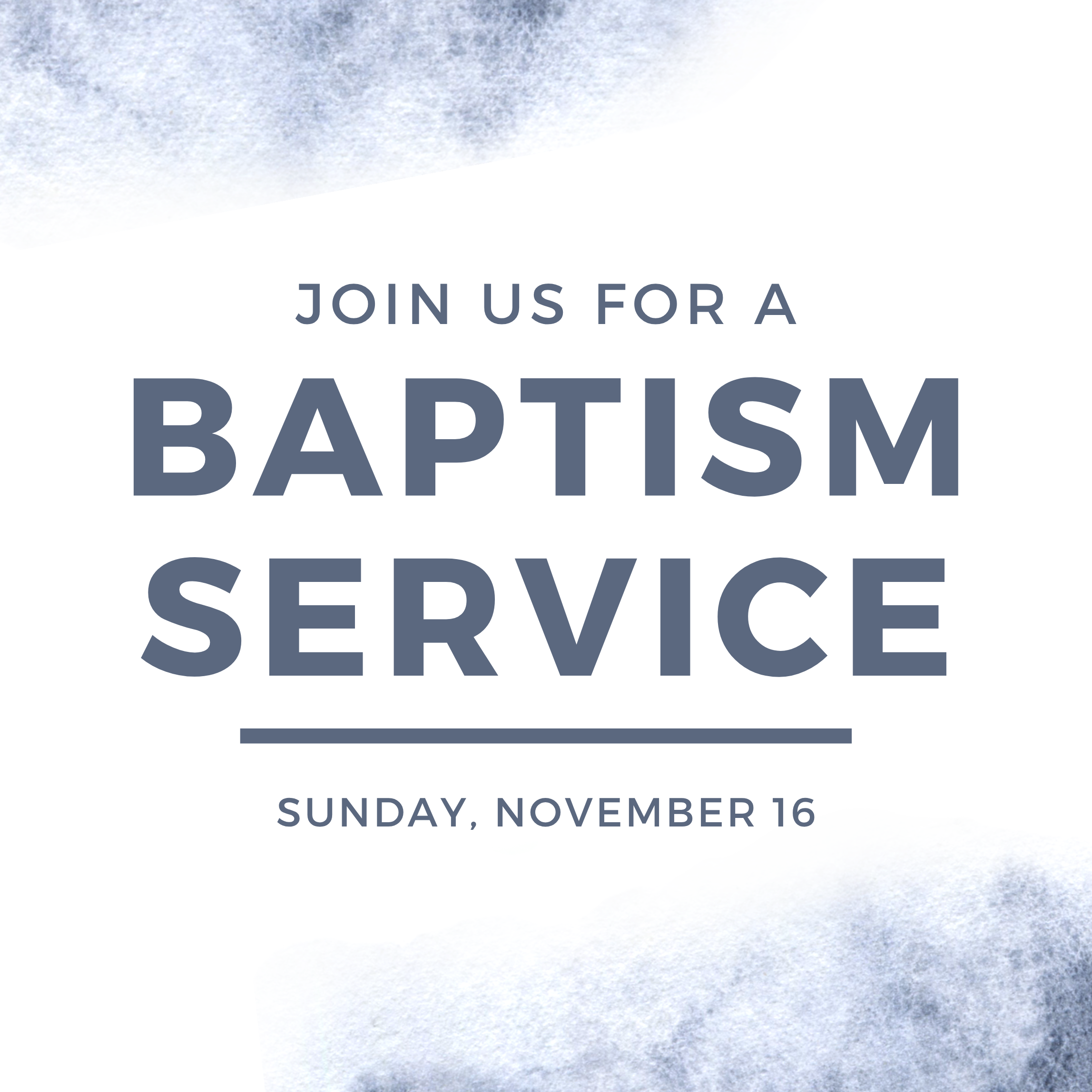 Baptism Celebration