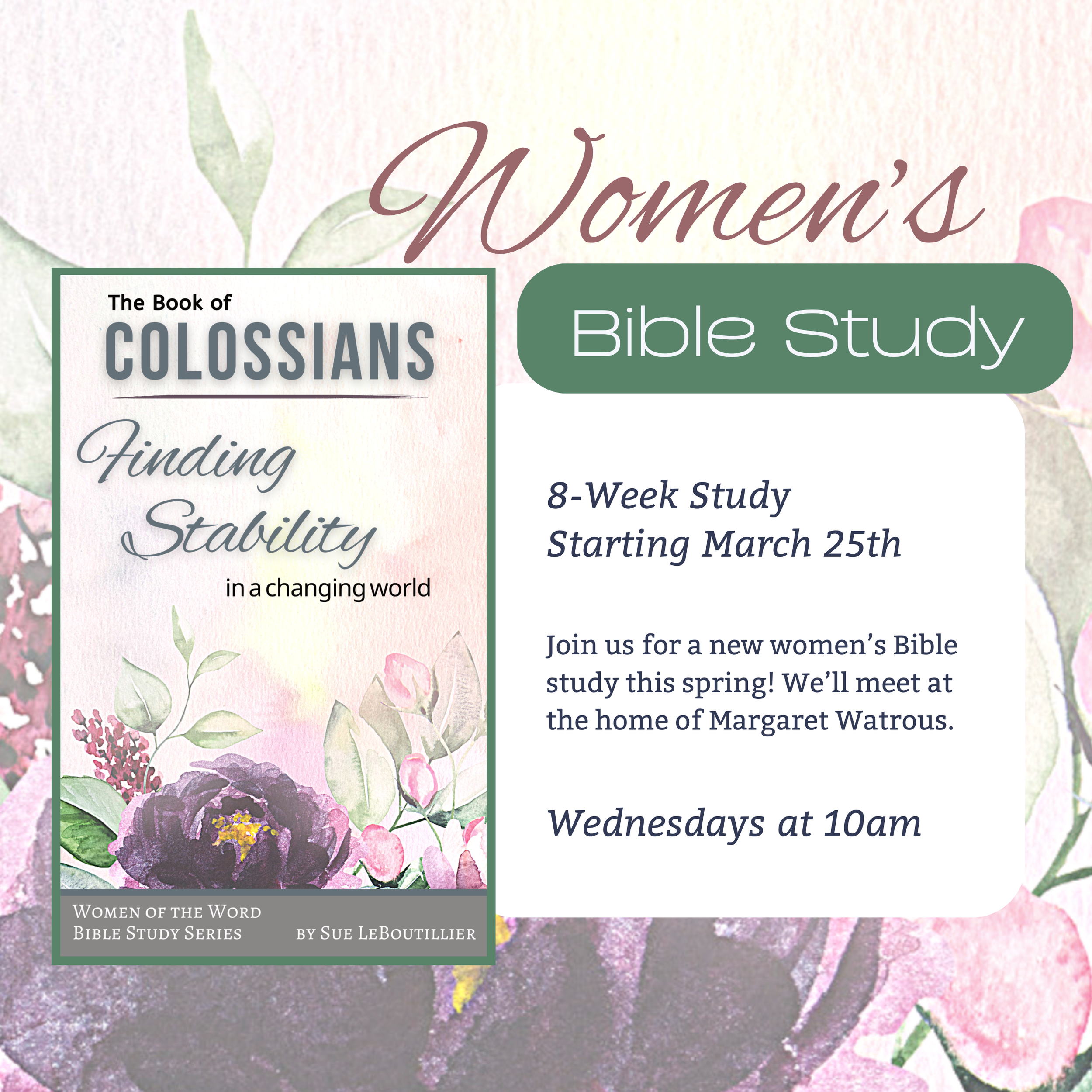 Women’s Bible Study: Colossians