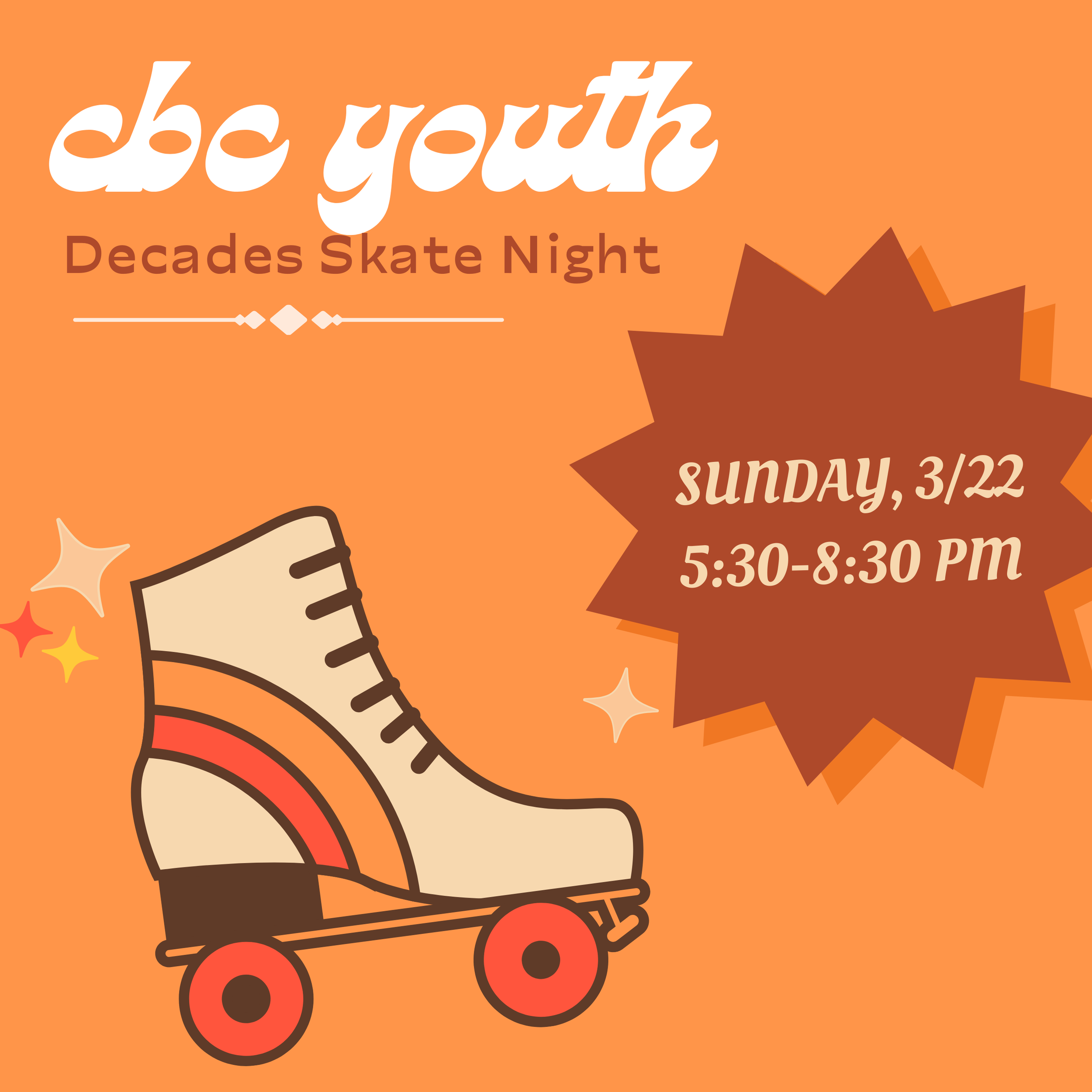 Youth Decades Skate Night