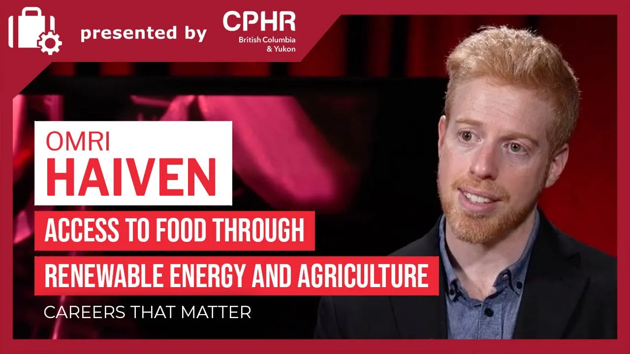 Careers That Matter: Omri Haiven