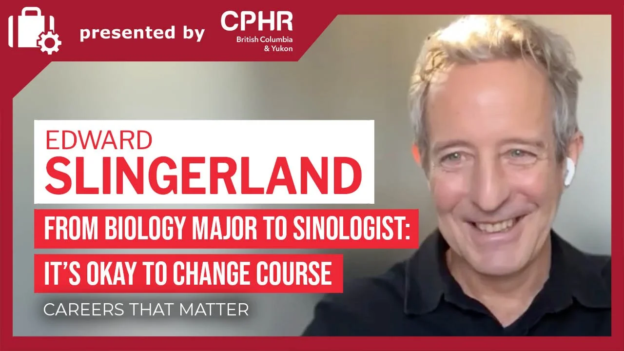 Careers That Matter episode for Edward Slingerland