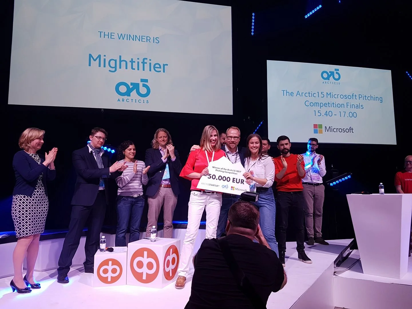 Mightifier wins Grand Prize in the Arctic15 Microsoft Pitching Competition 
