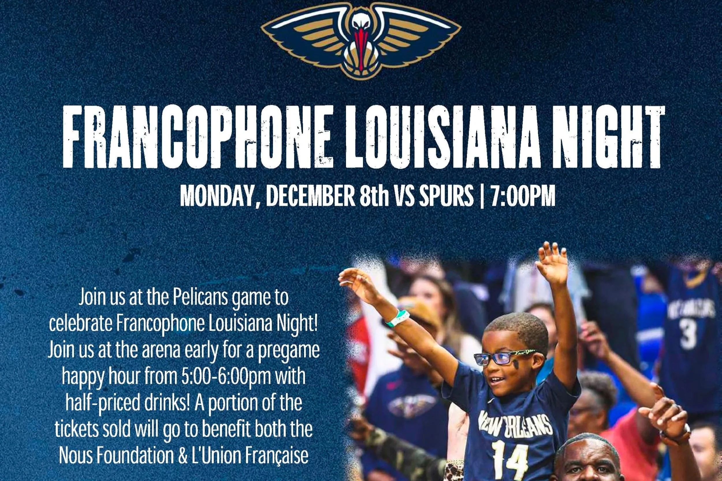 Francophone Louisiana Night at New Orleans Pelicans