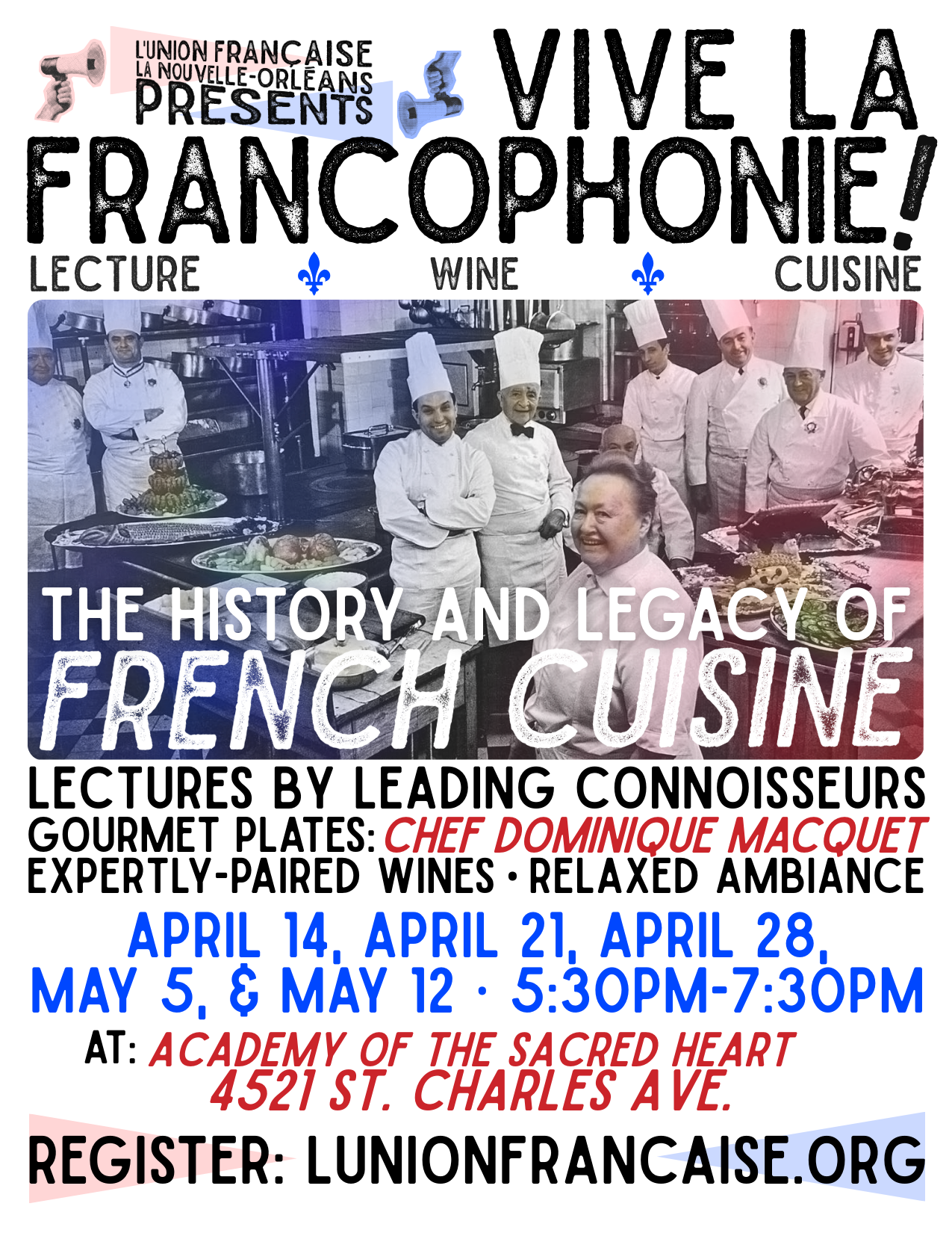 Vive la Francophonie: Great Chefs of French Cuisine