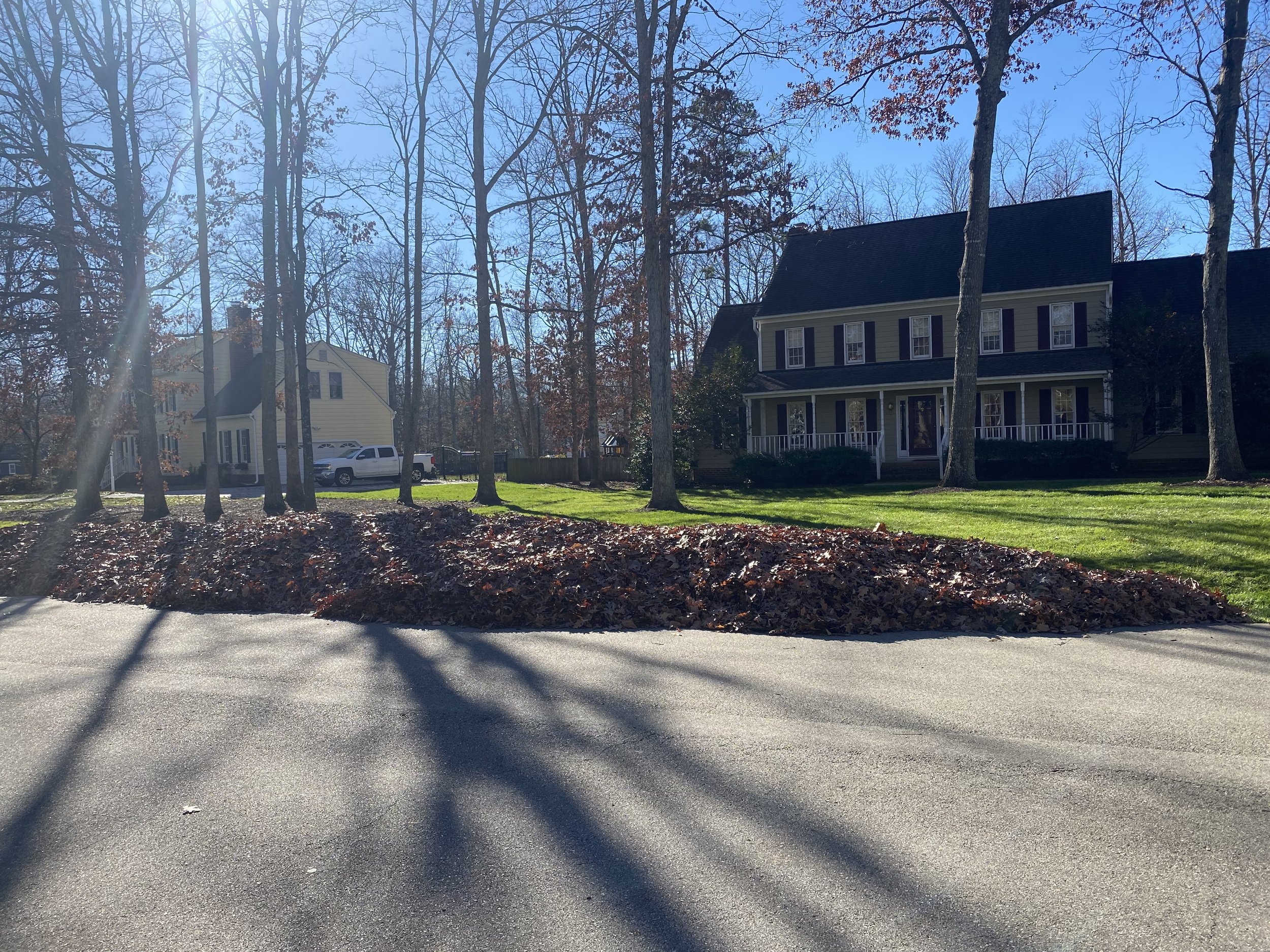 Fall Leaf Removal — Spring Run Lawn Care