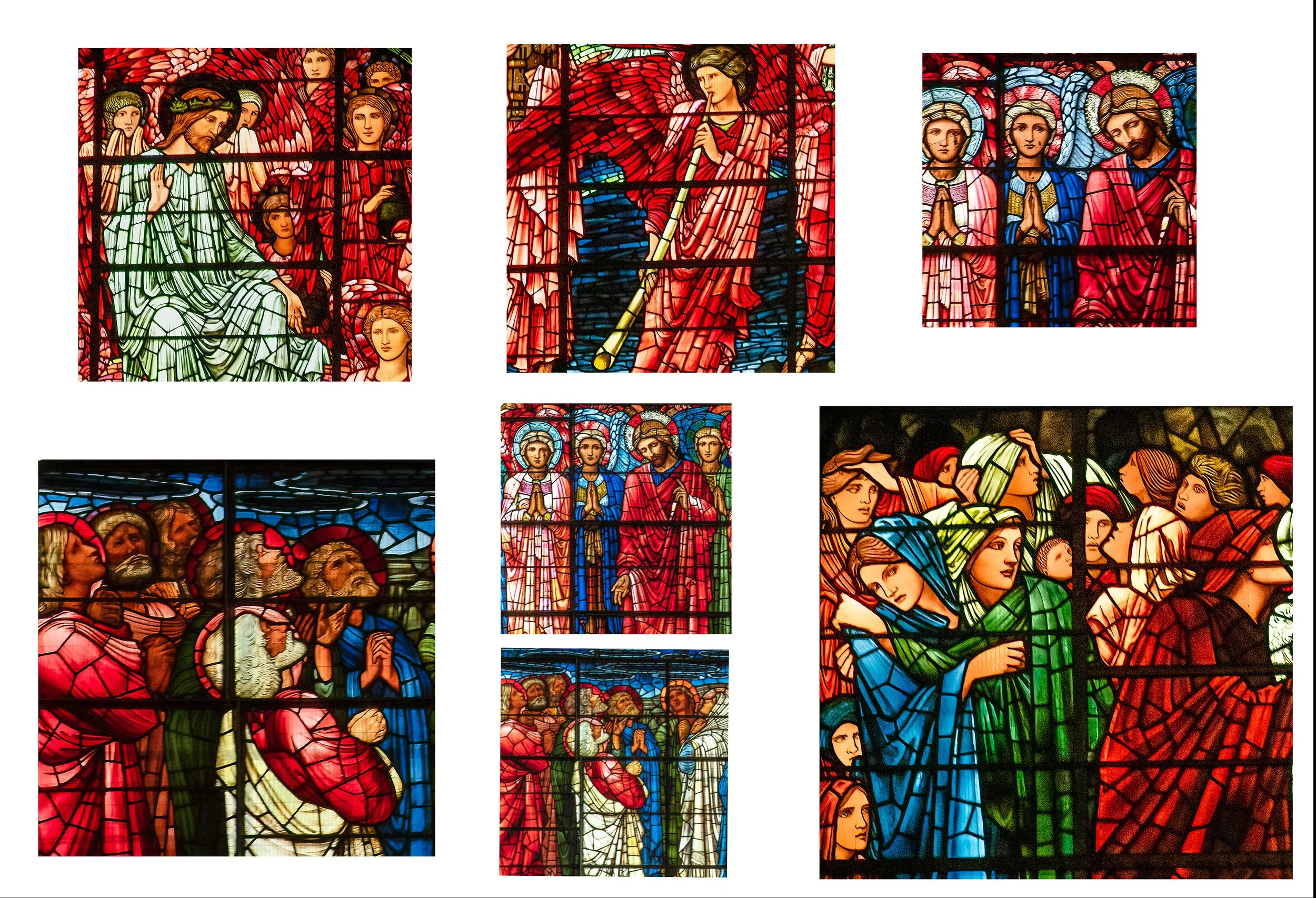 Stained-glass details.