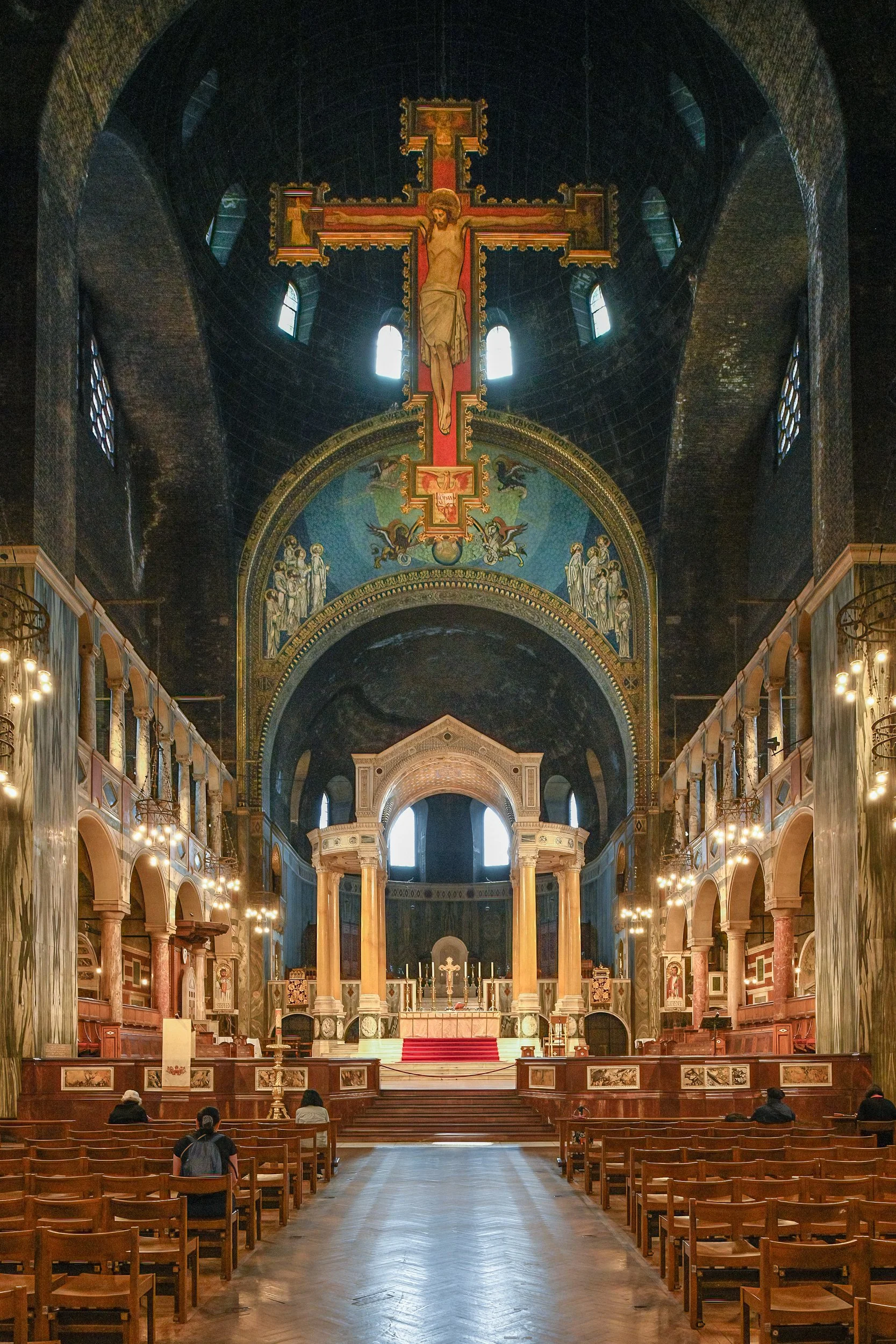 Looking Towards the Great Rood (Crucifix).