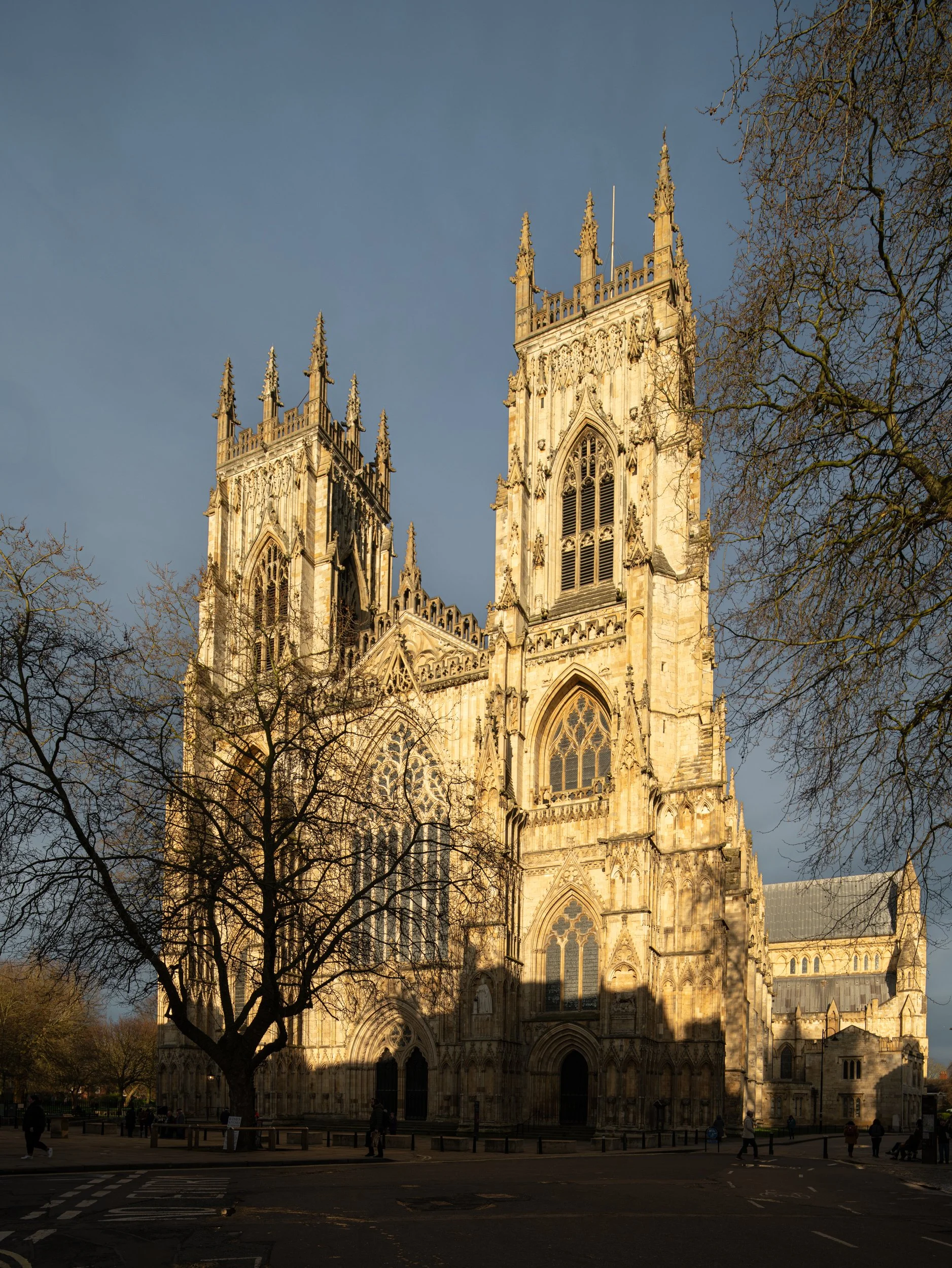 The Minster's Spectacular West Front.