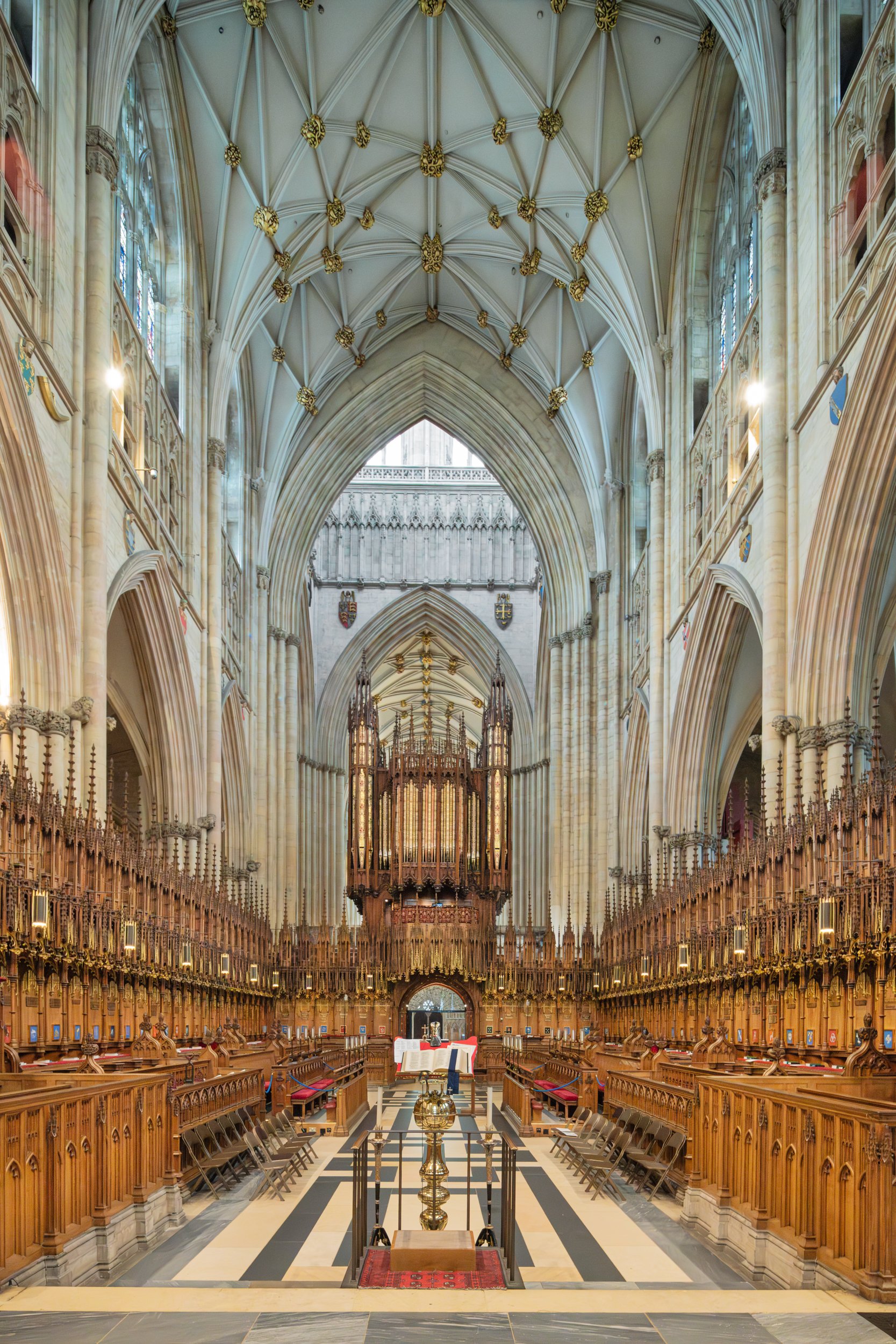 The Quire and Great Organ.