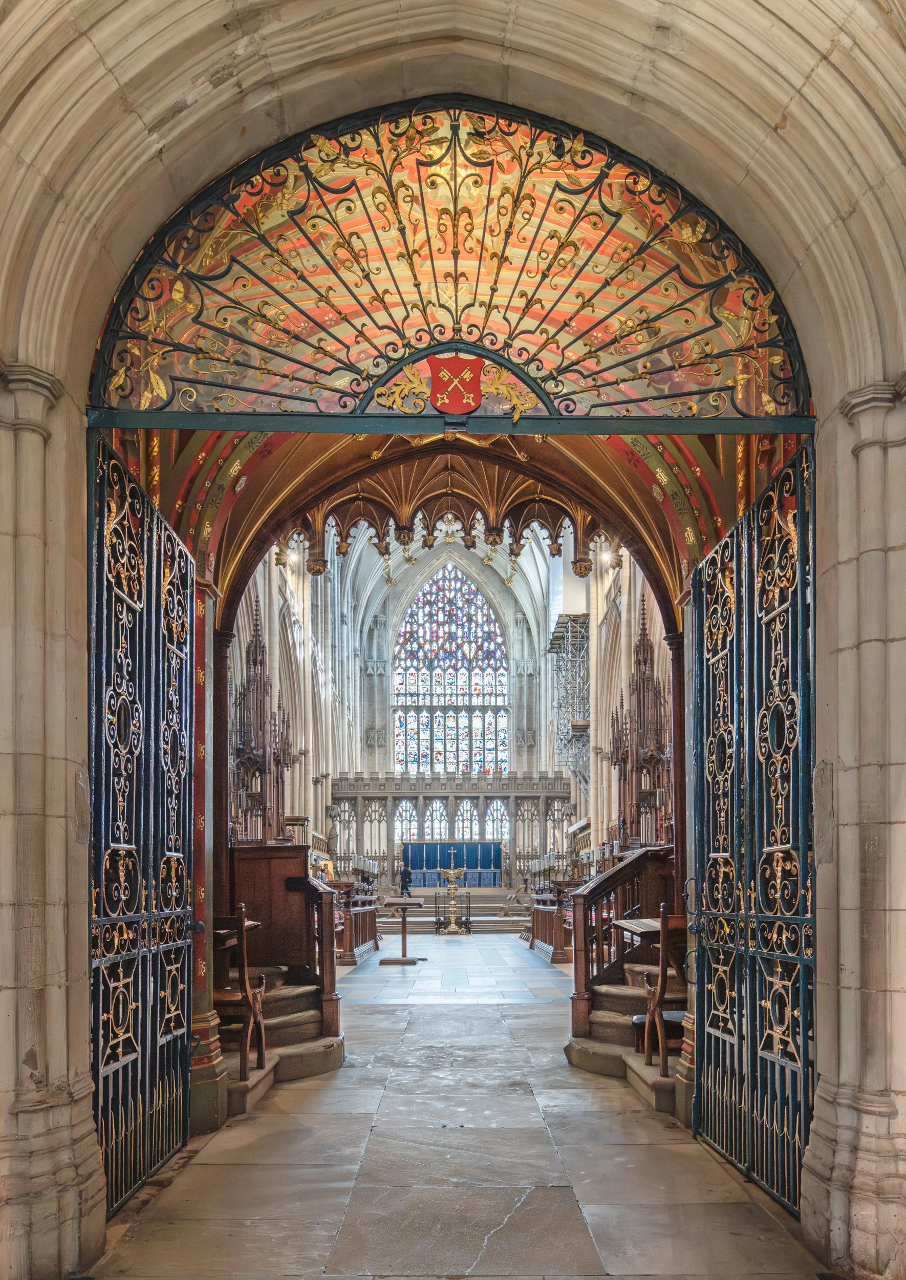 Looking Through the Quire Towards the Great East Window.