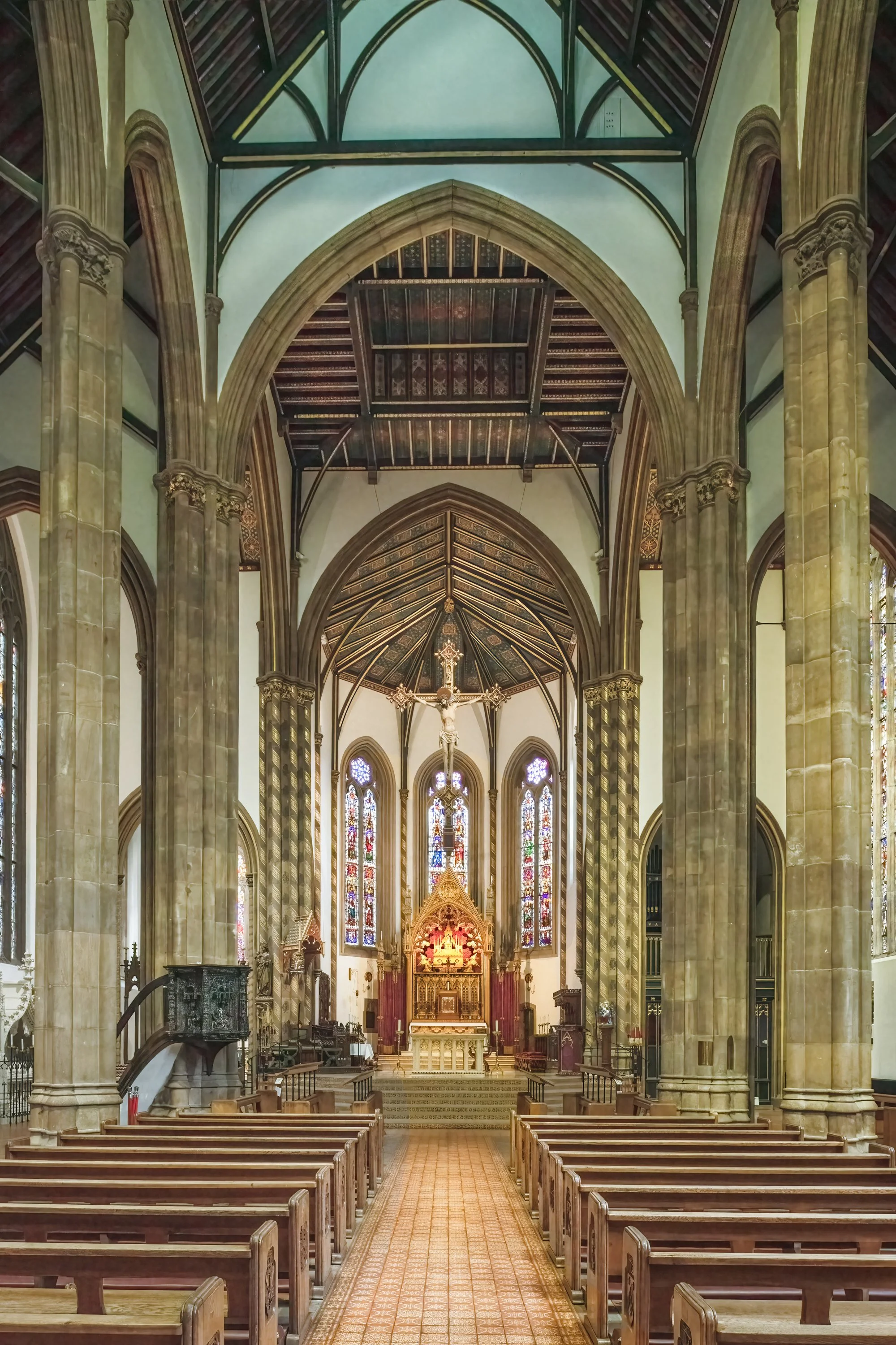 The Nave, Looking Towards the High Altar.