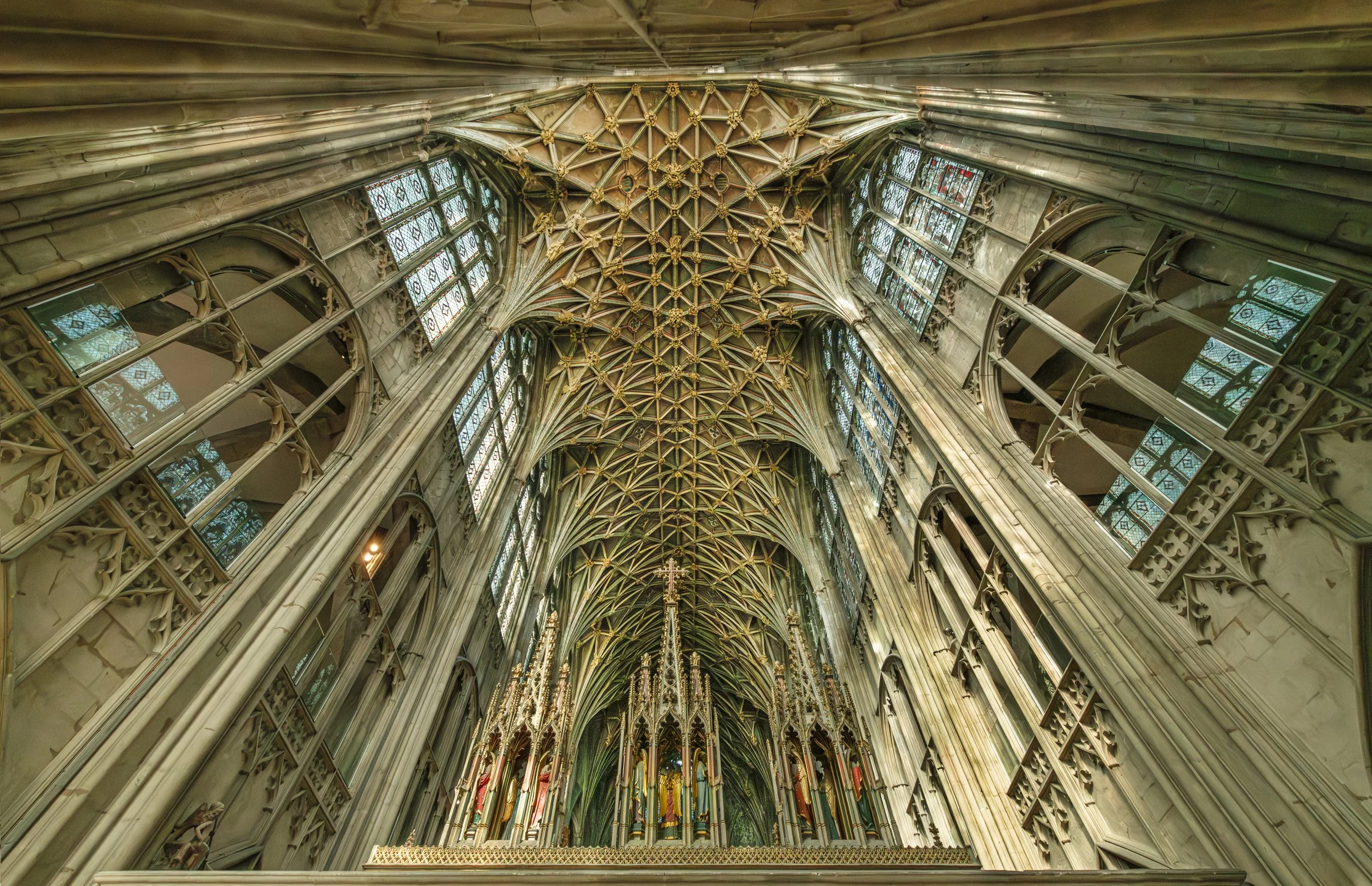 The Beautiful Vault Above The High Altar.