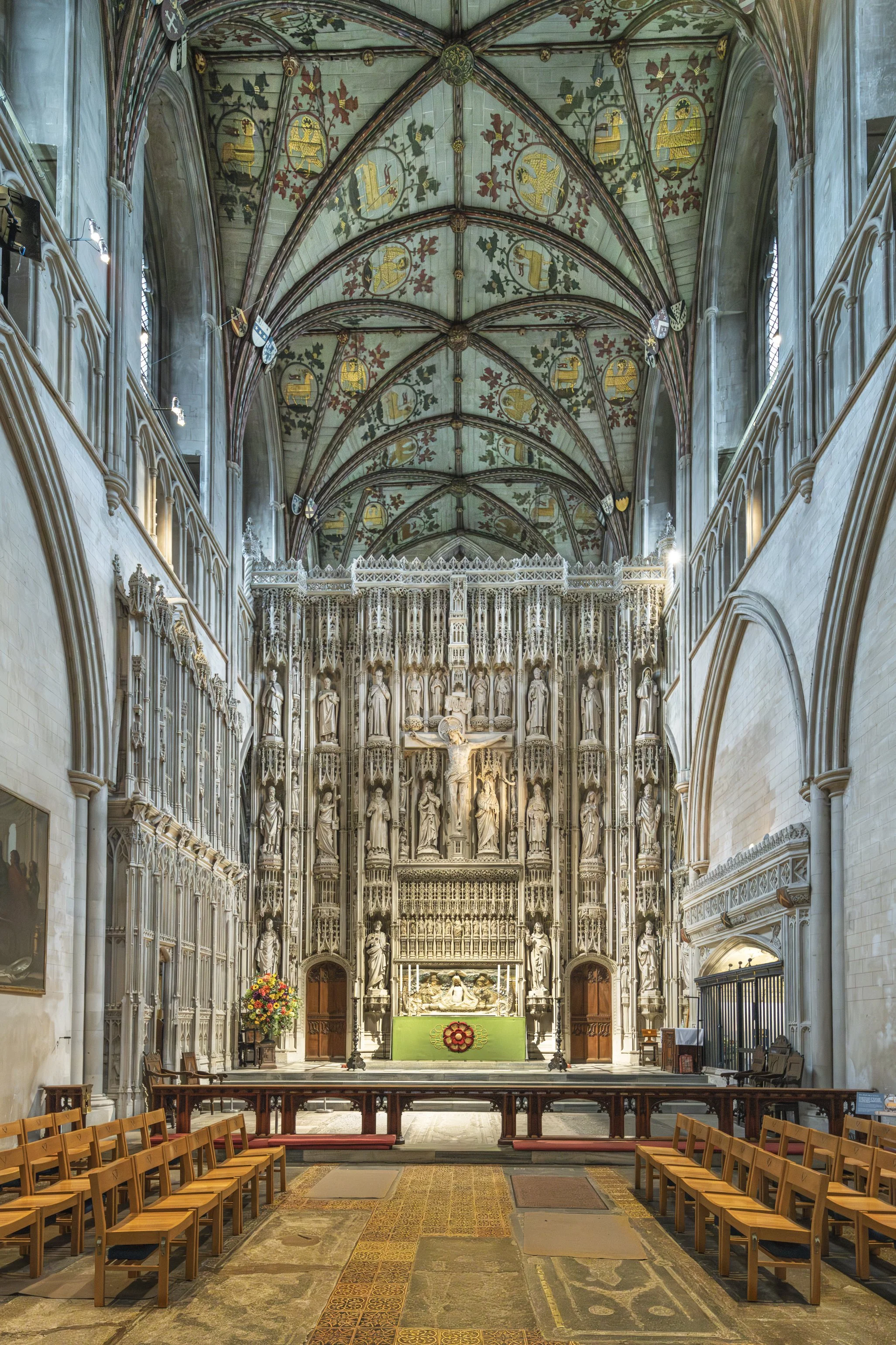 The Presbytery and. Altar Screen.