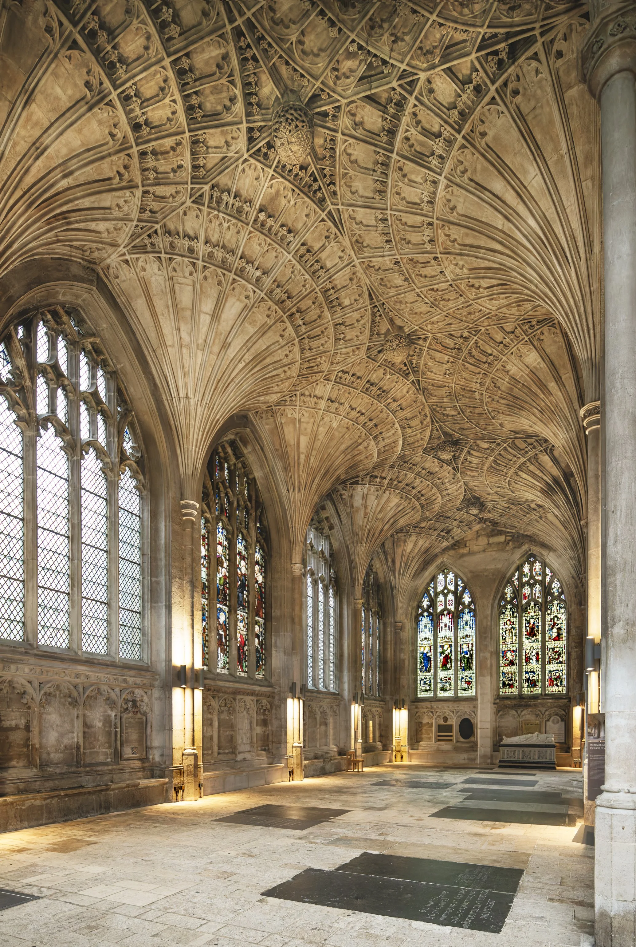 Looking Along the Retroquire, Known as the New Building.