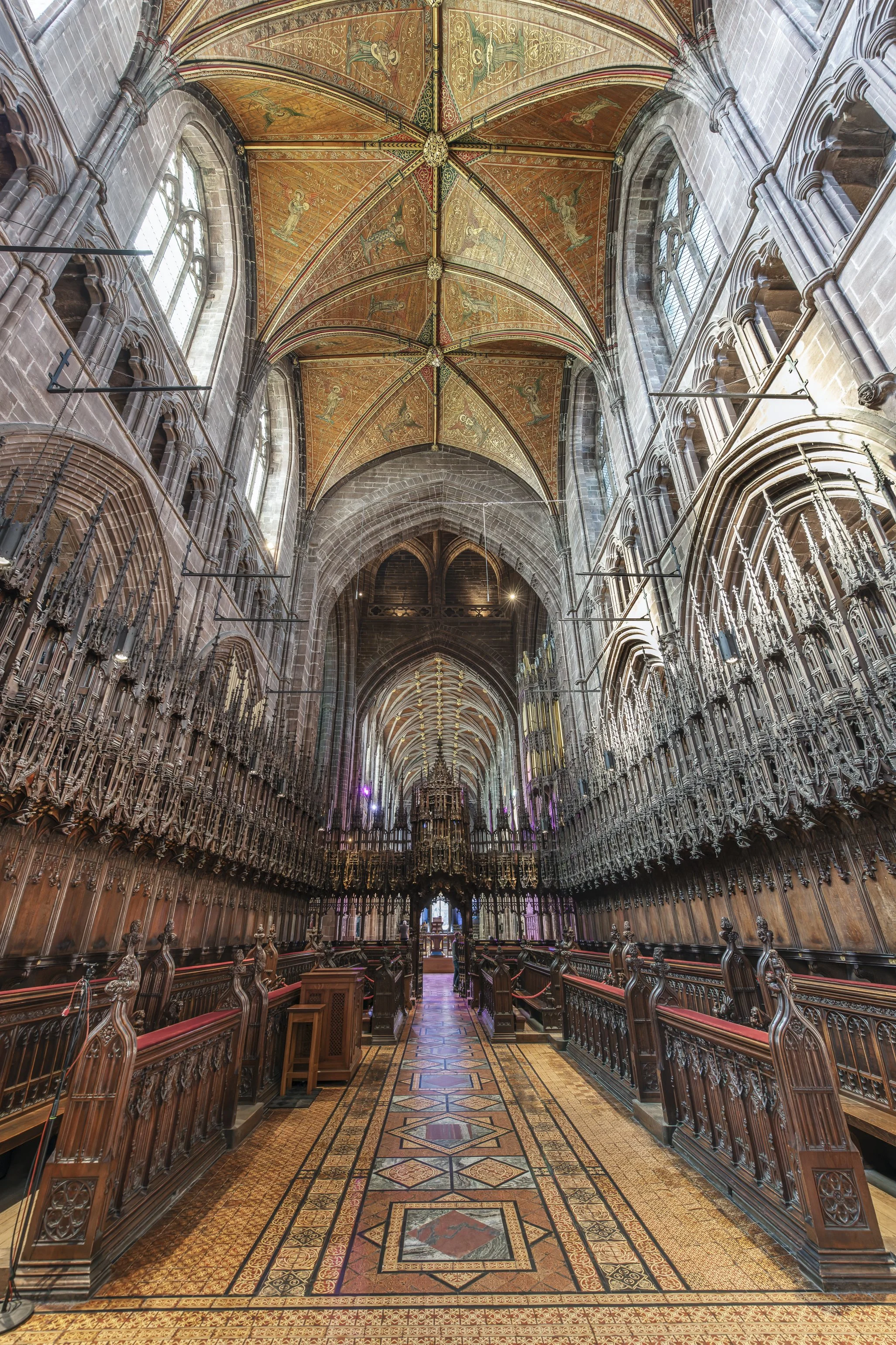 The Choir and Vaulted Ceiling.