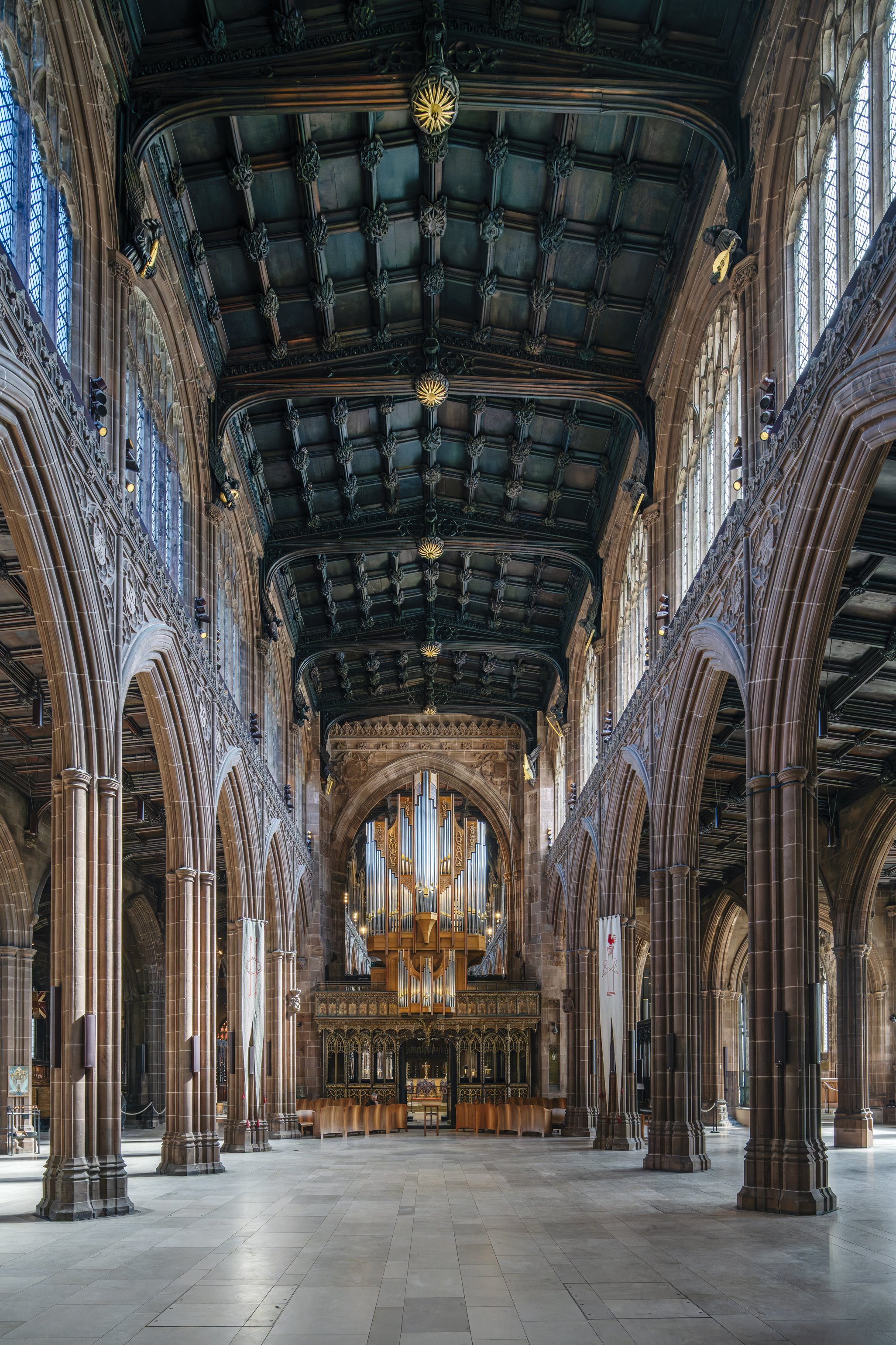 The Nave Looking Towards the Screen and Organ.