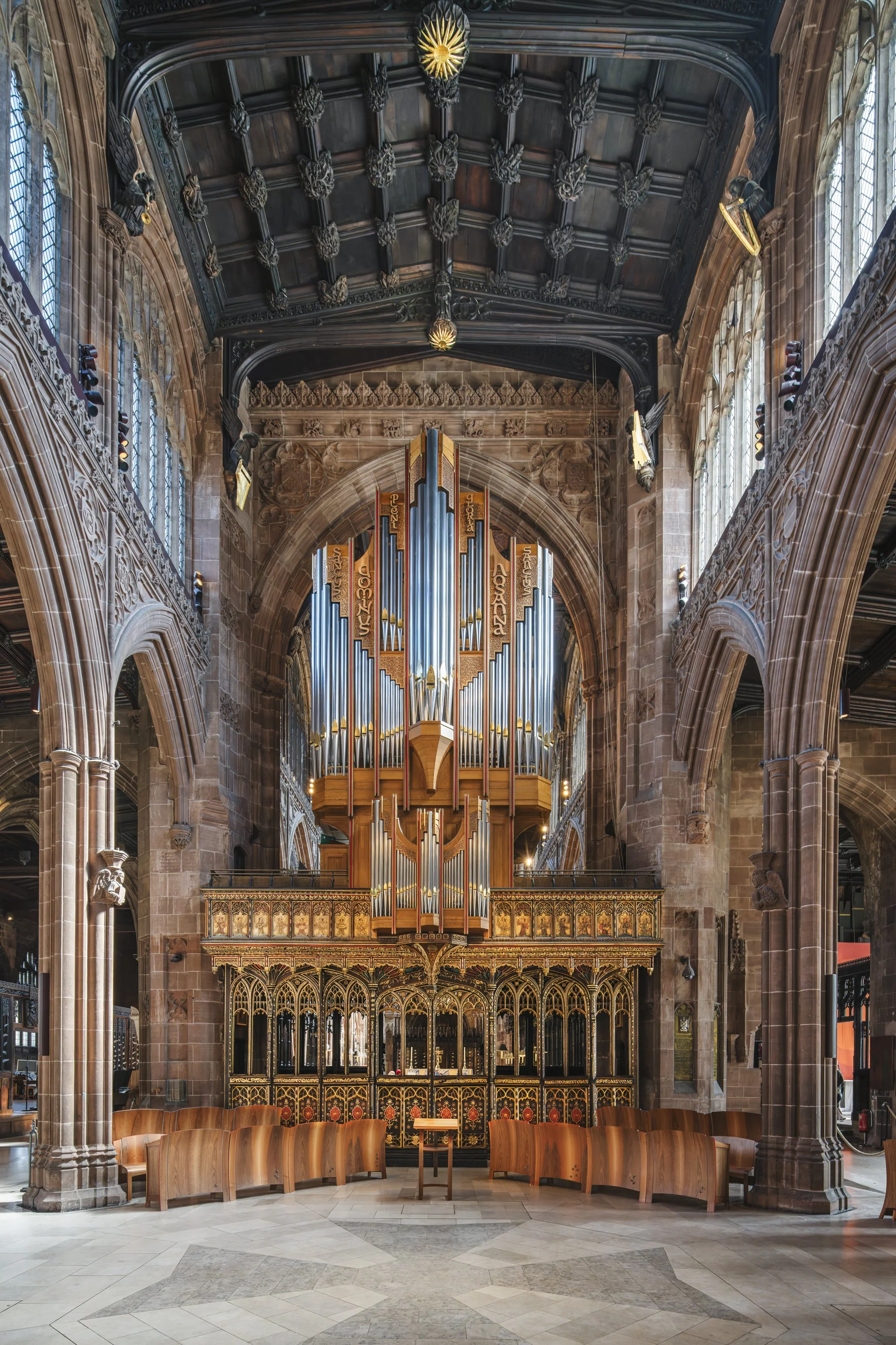 The Pulpitum and Stoller Organ.