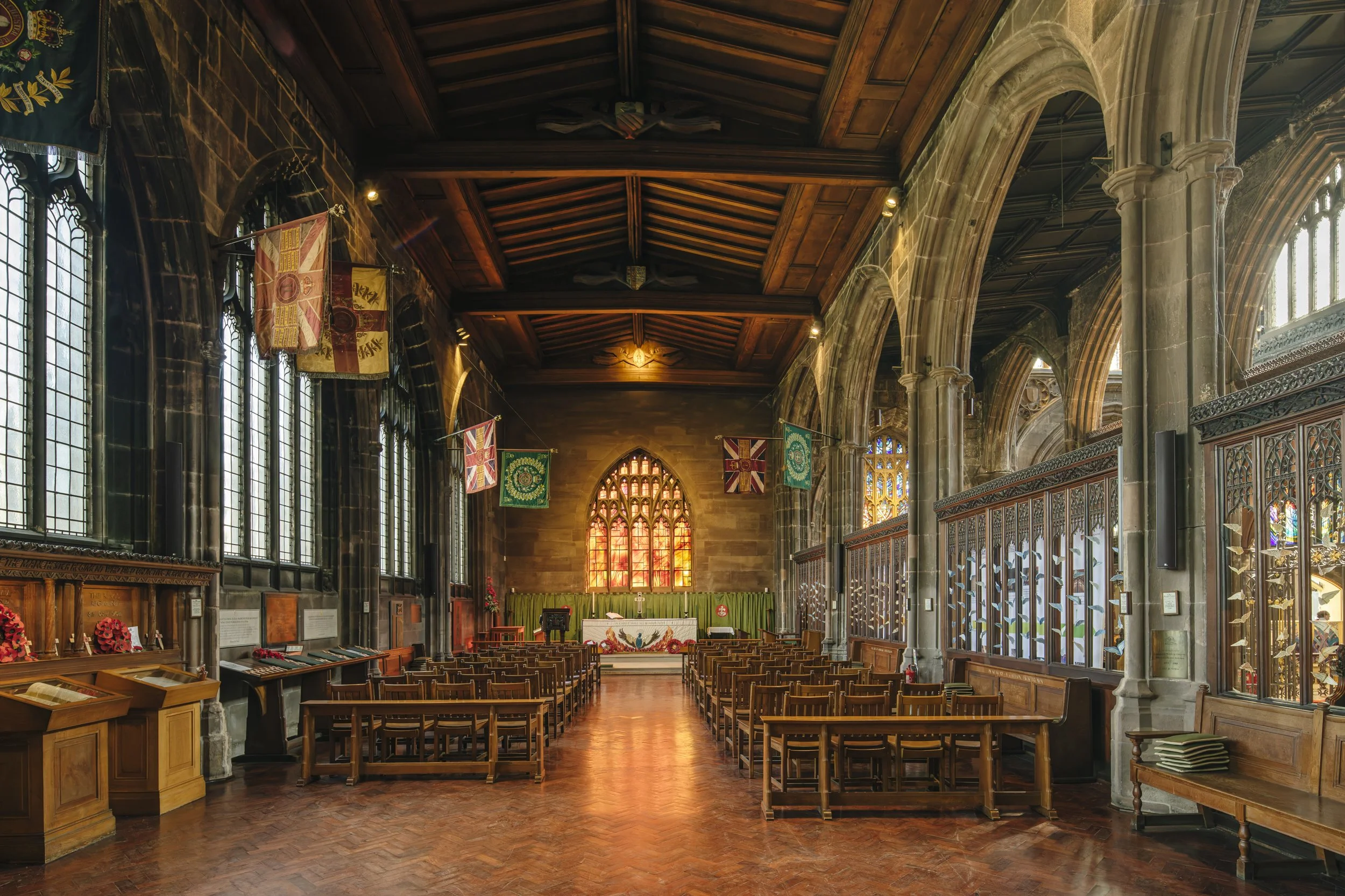 The Regimental Chapel of the Duke of Lancaster's Regiment.