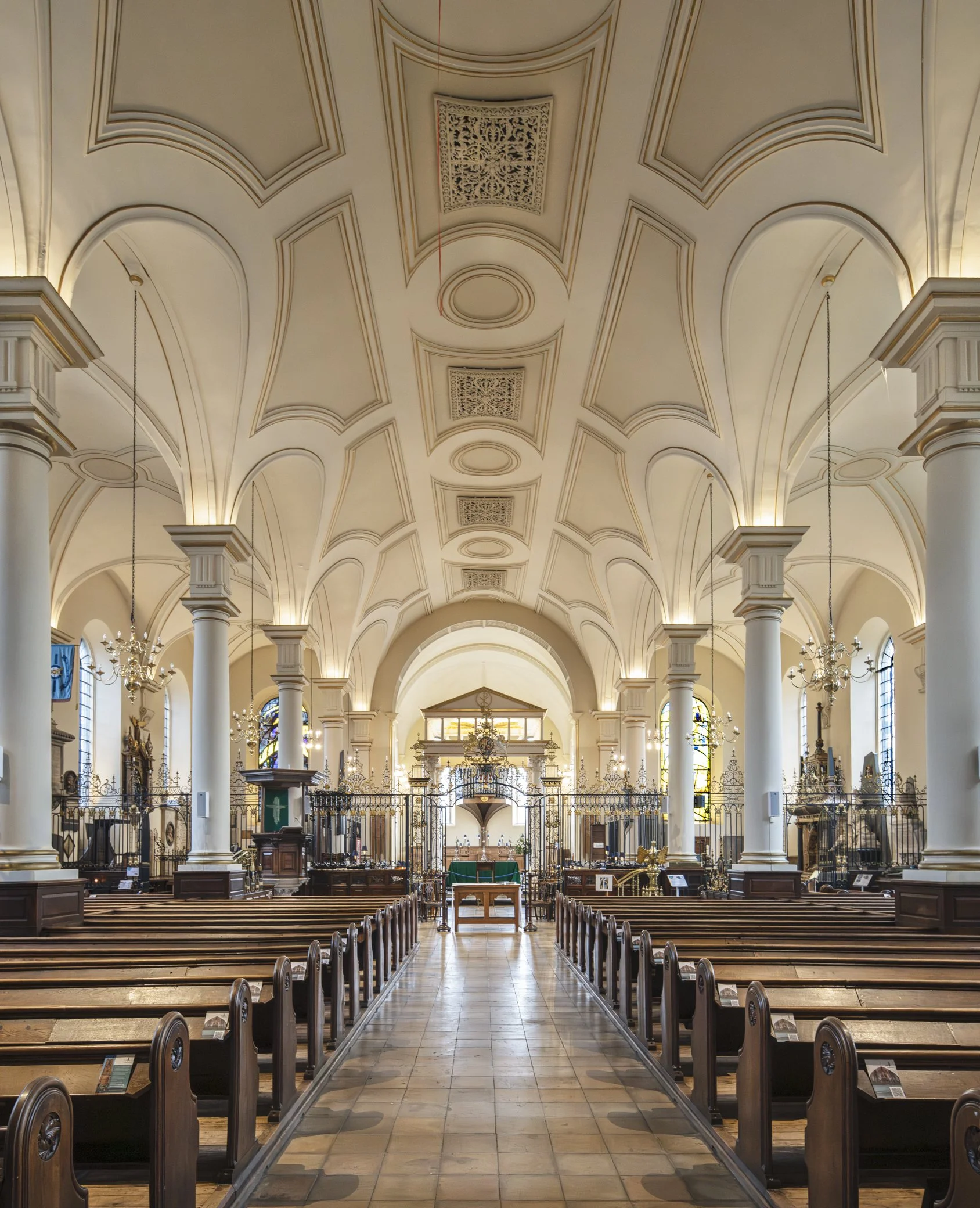 A View East Towards the Sanctuary.